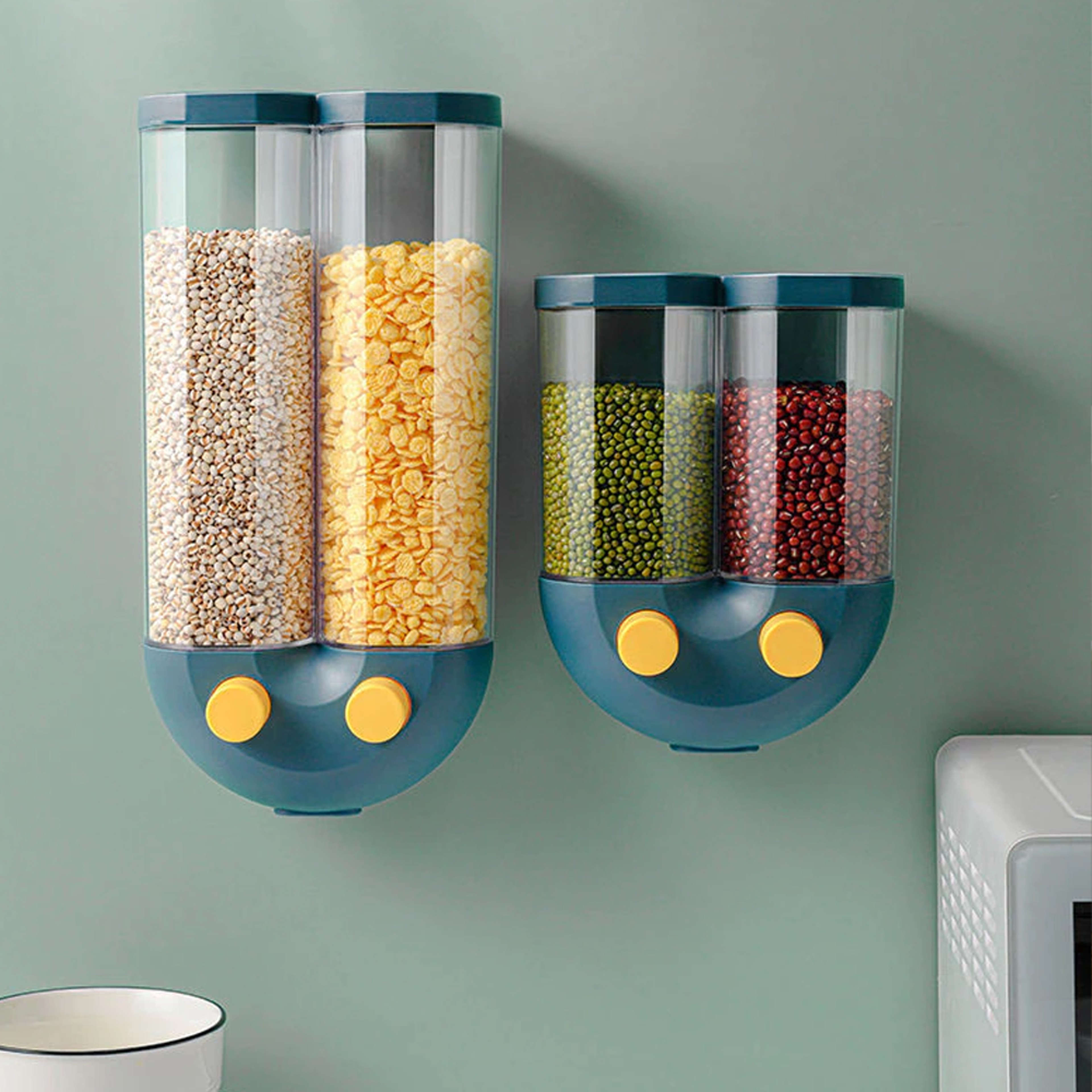 Push-Type Wall-Mounted Grain Storage Tank – view 10