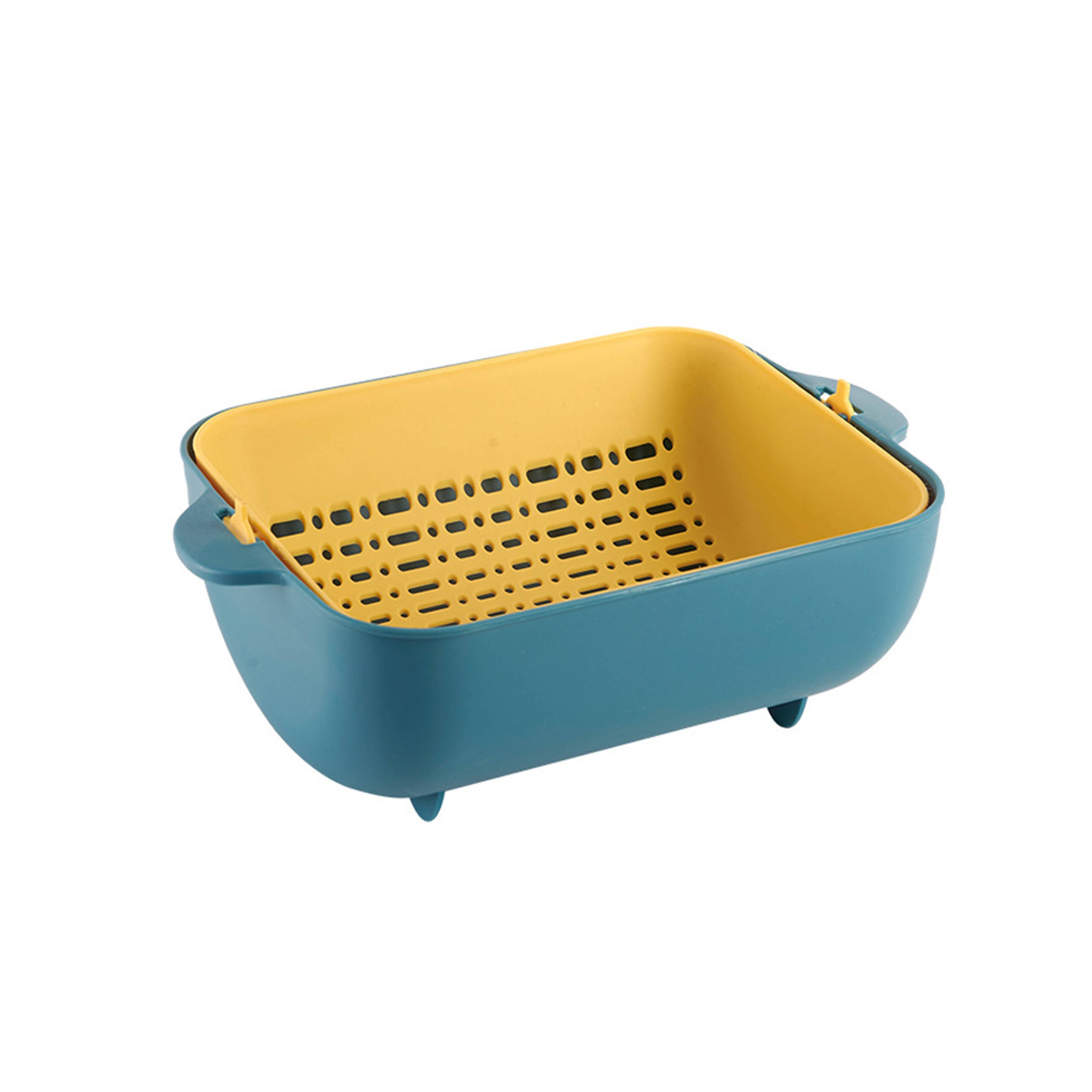 Double Plastic Vegetable Washing Basket – view 2