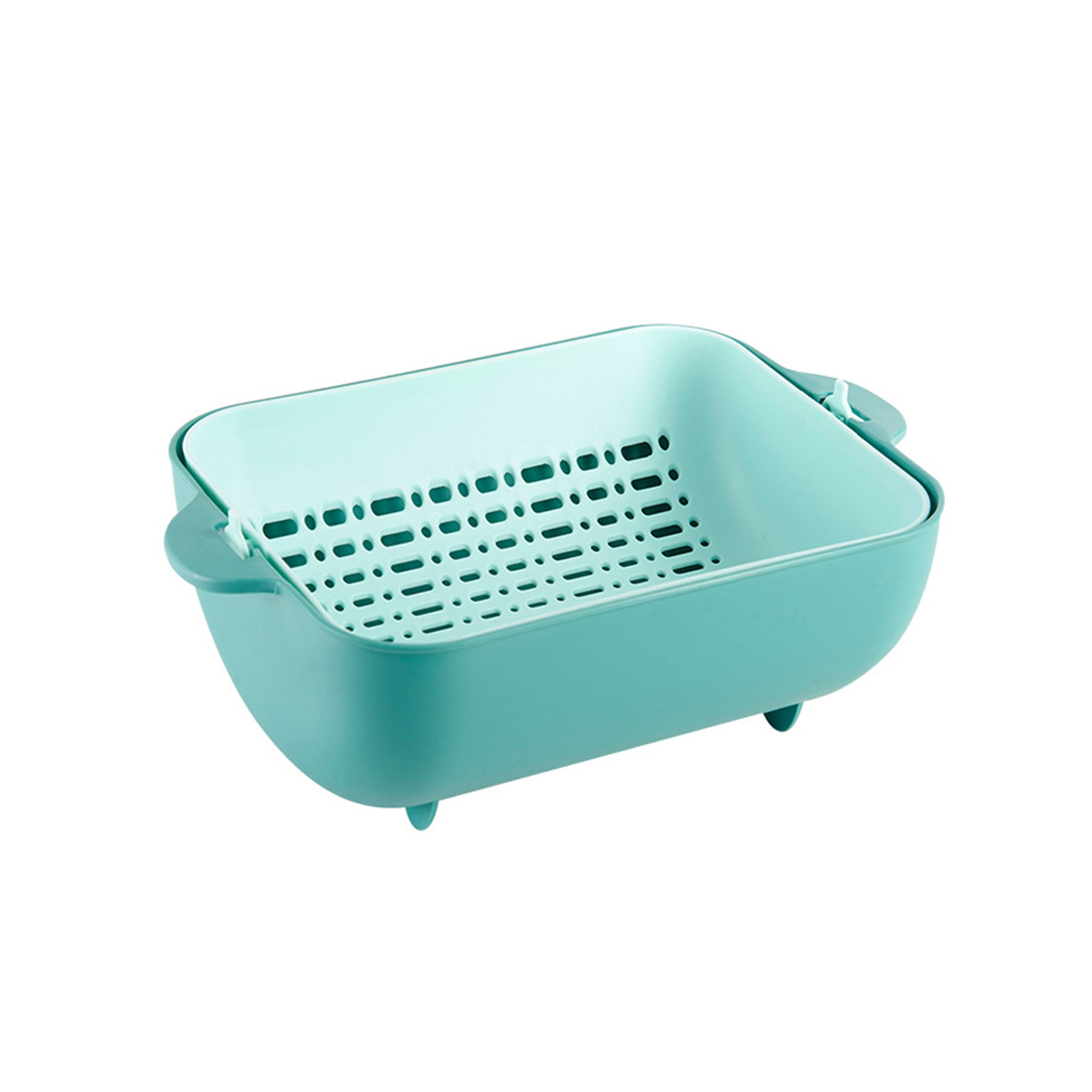 Double Plastic Vegetable Washing Basket – view 4