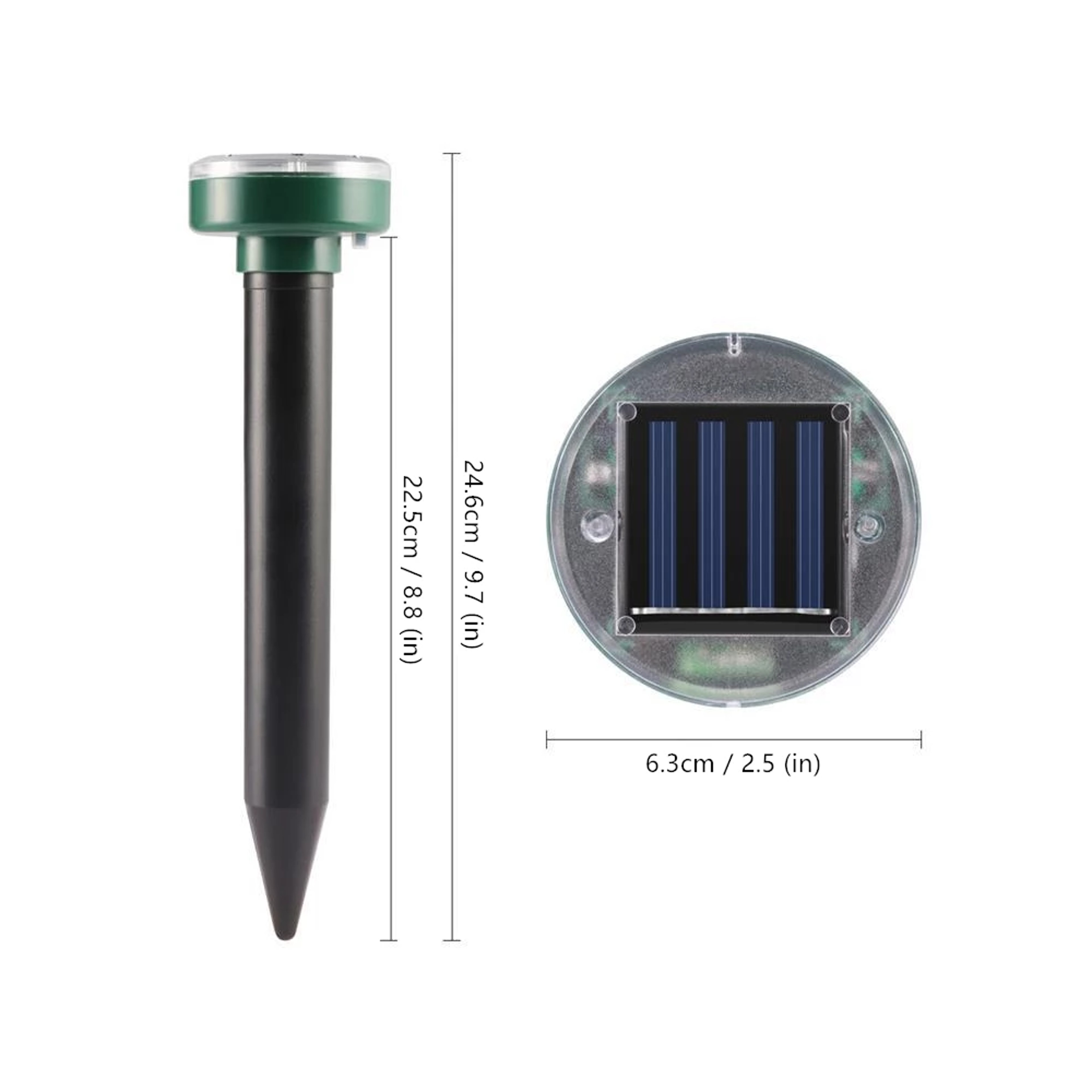 Solar Powered Mole Repeller – view 7