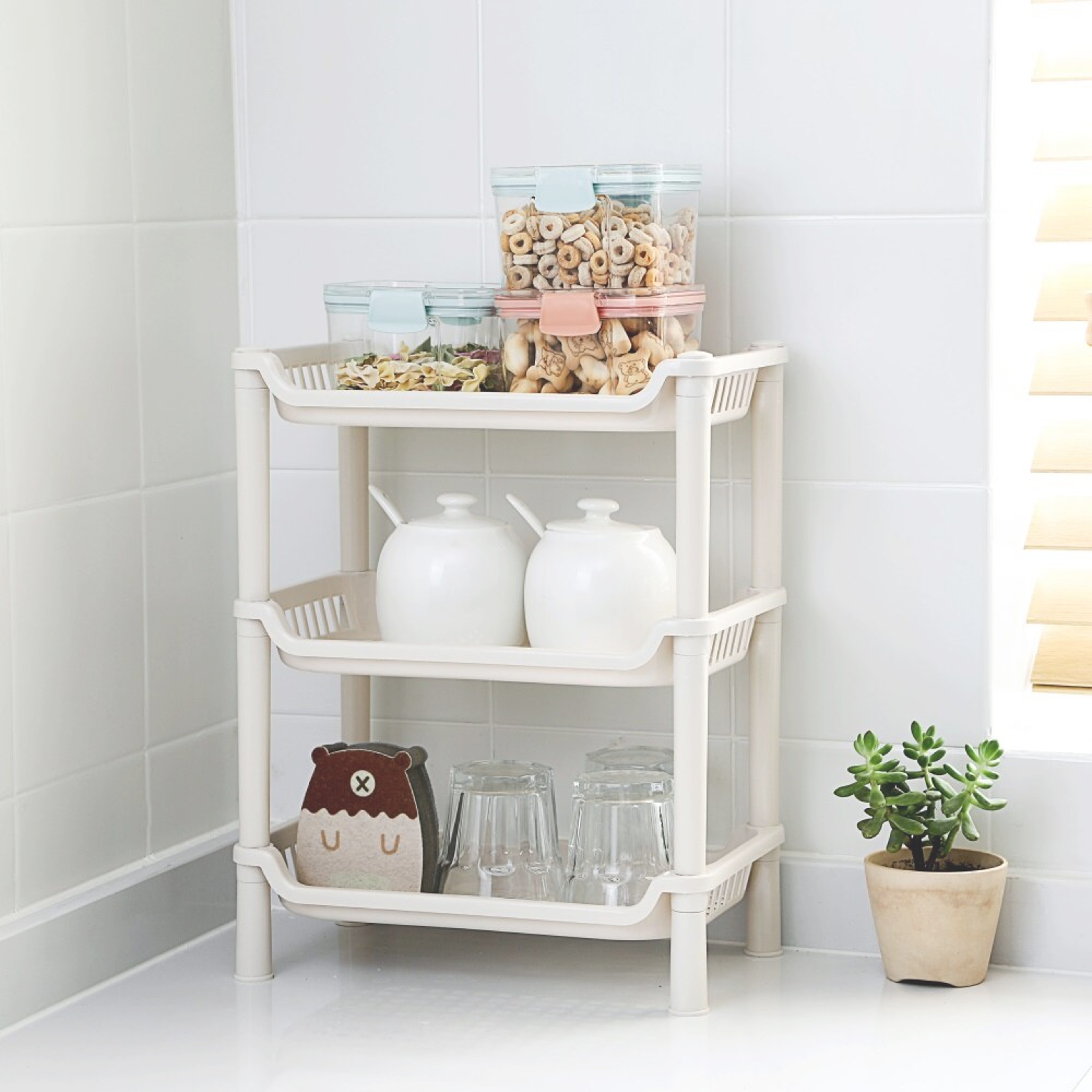 Plastic Kitchen Rack – view 1