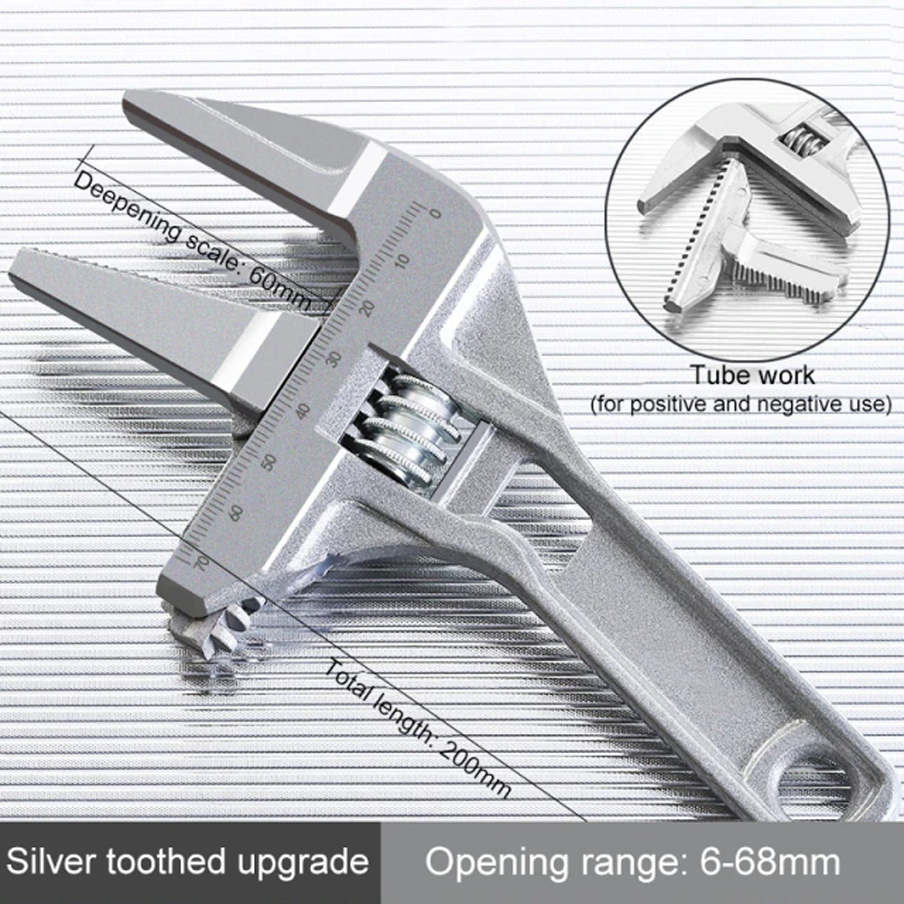 Aluminum Adjustable Wrench – view 4