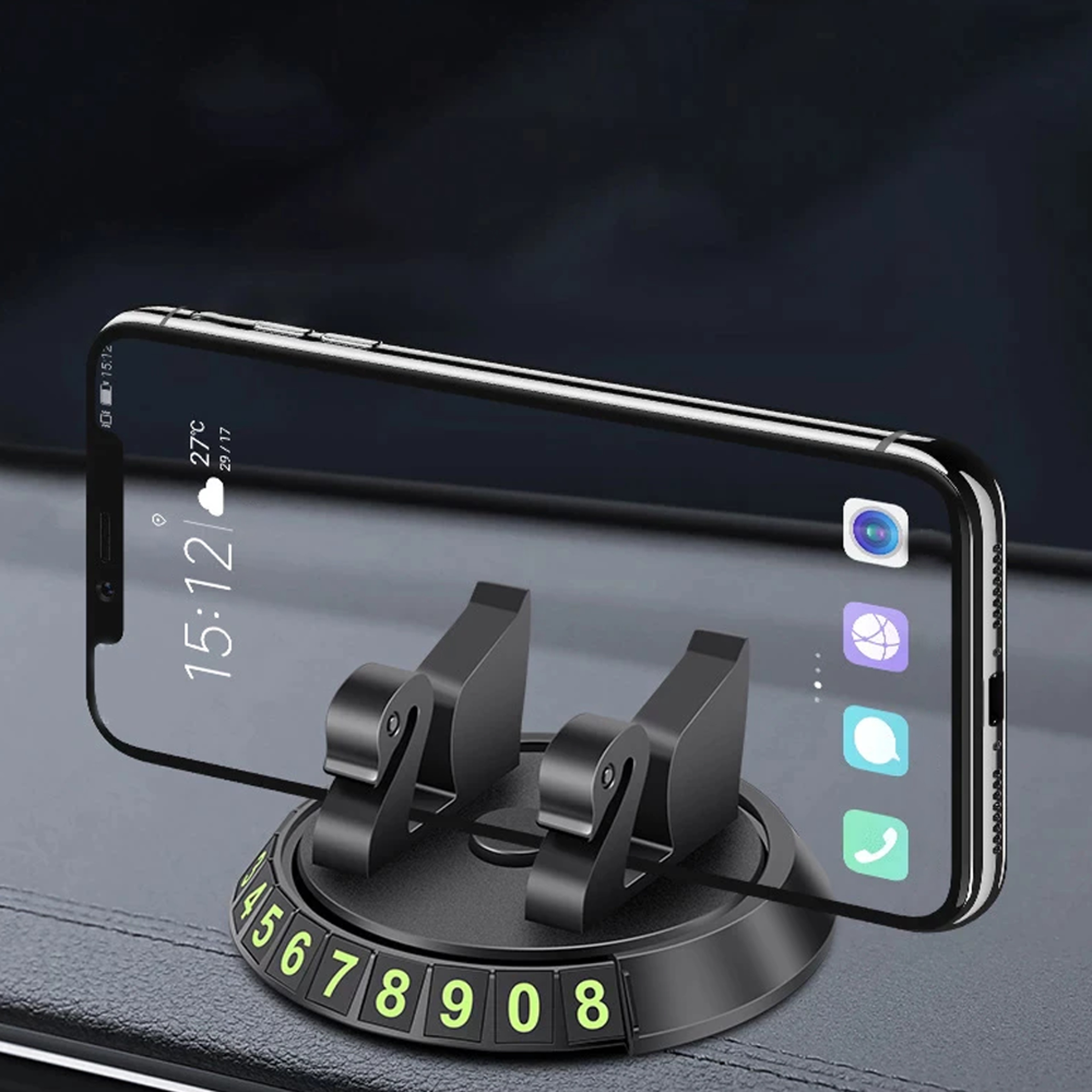 Multi-purpose Phone Support with Parking Number – view 1