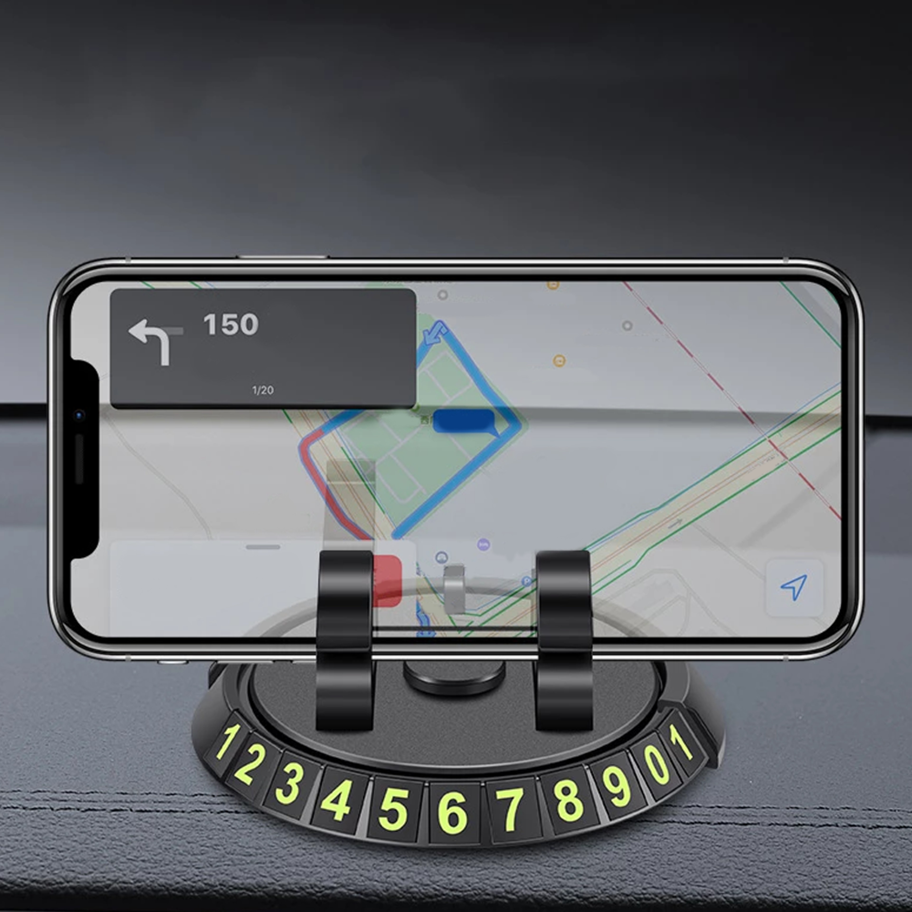 Multi-purpose Phone Support with Parking Number – view 2