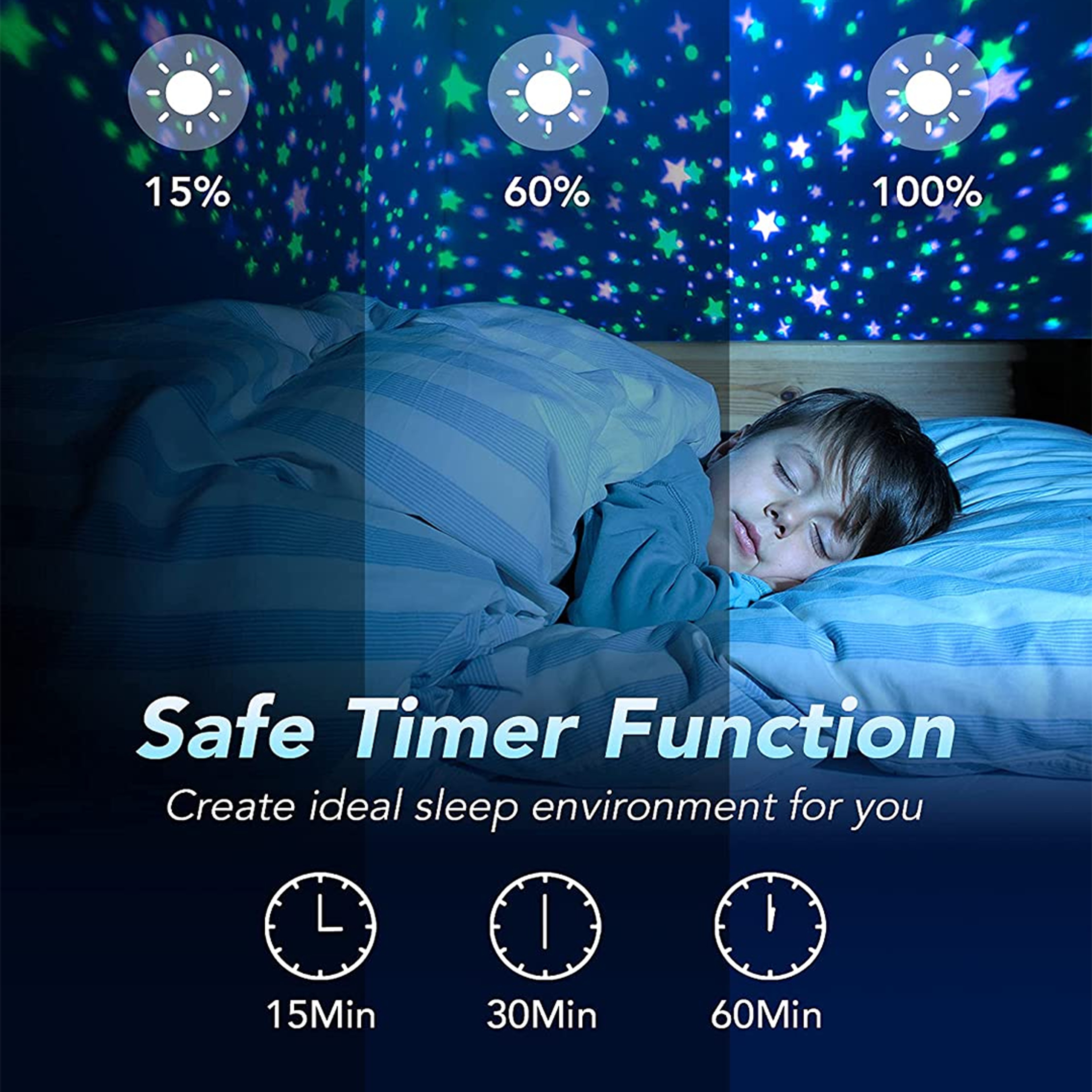 night light space projector