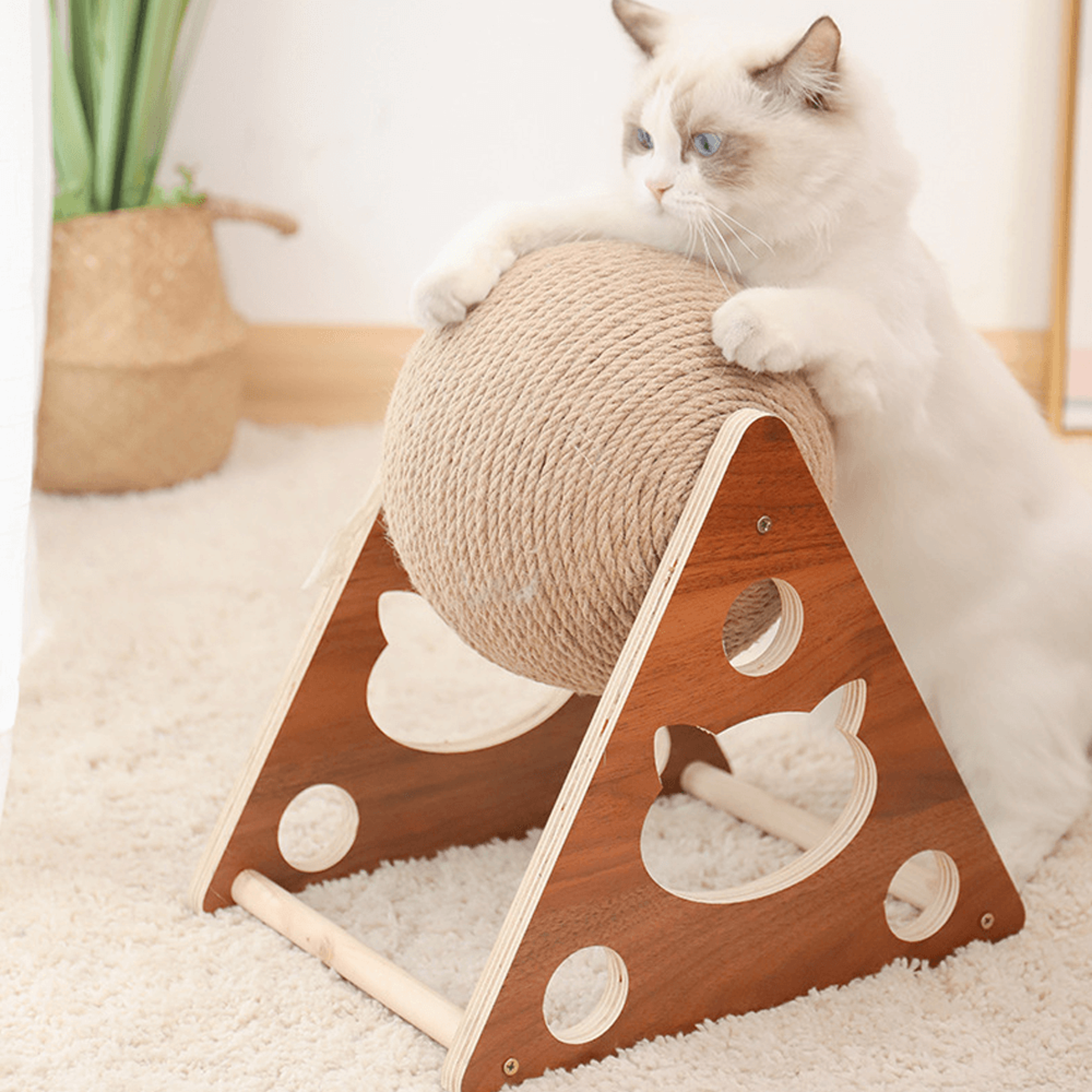 Pets Curations Anti-Depression Cat Scratching Ball Exercise Toy – view 2