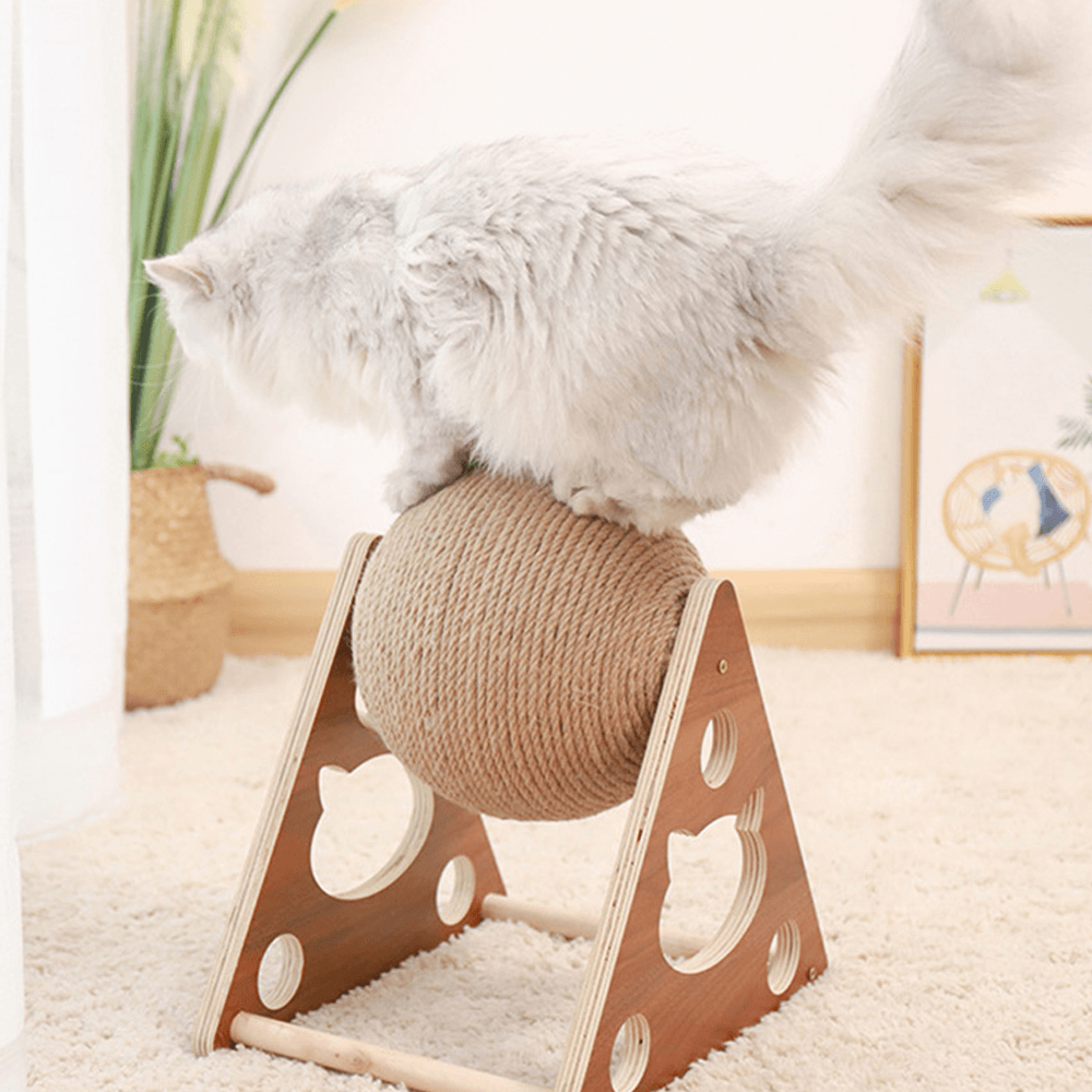 Pets Curations Anti-Depression Cat Scratching Ball Exercise Toy – view 3