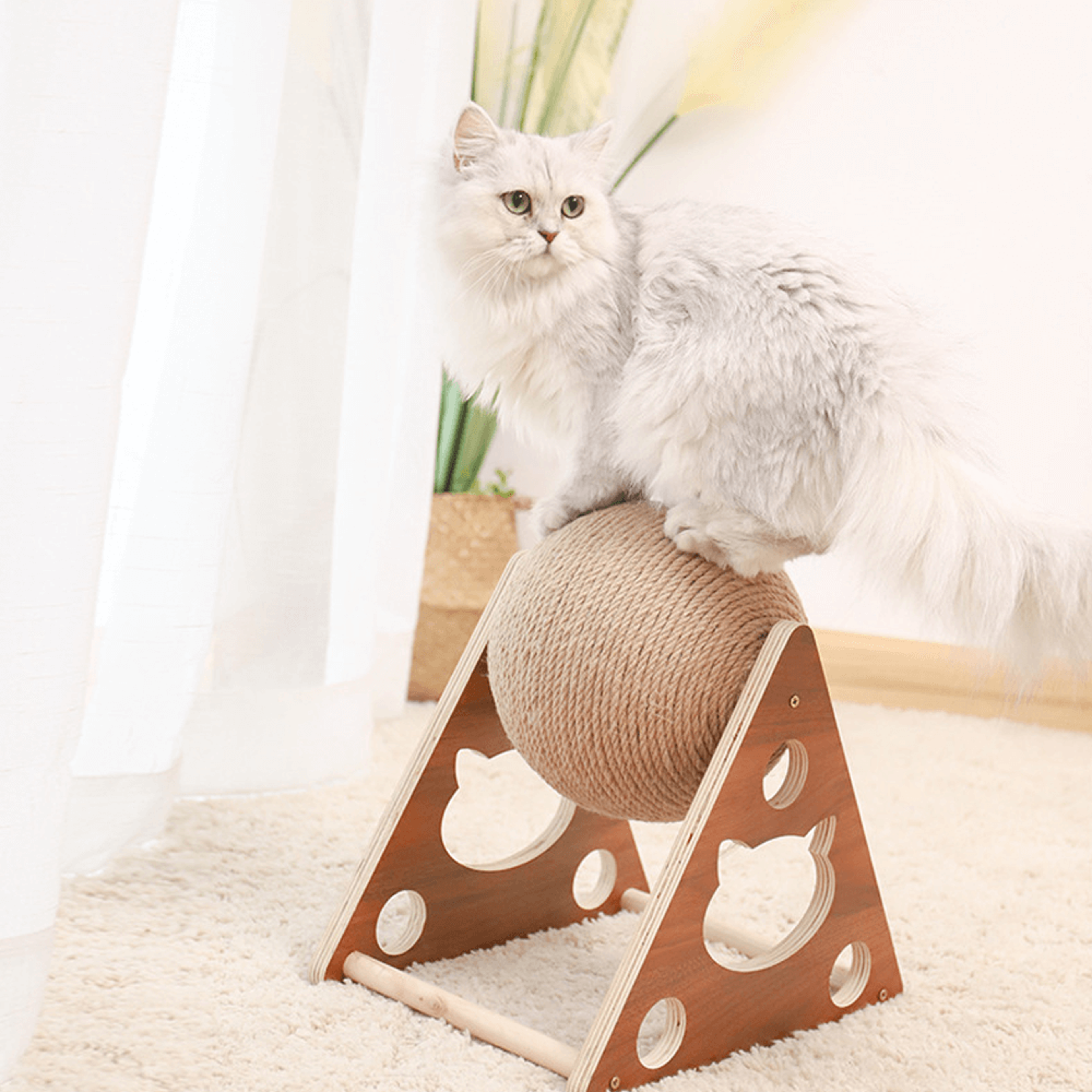 Pets Curations Anti-Depression Cat Scratching Ball Exercise Toy – view 4