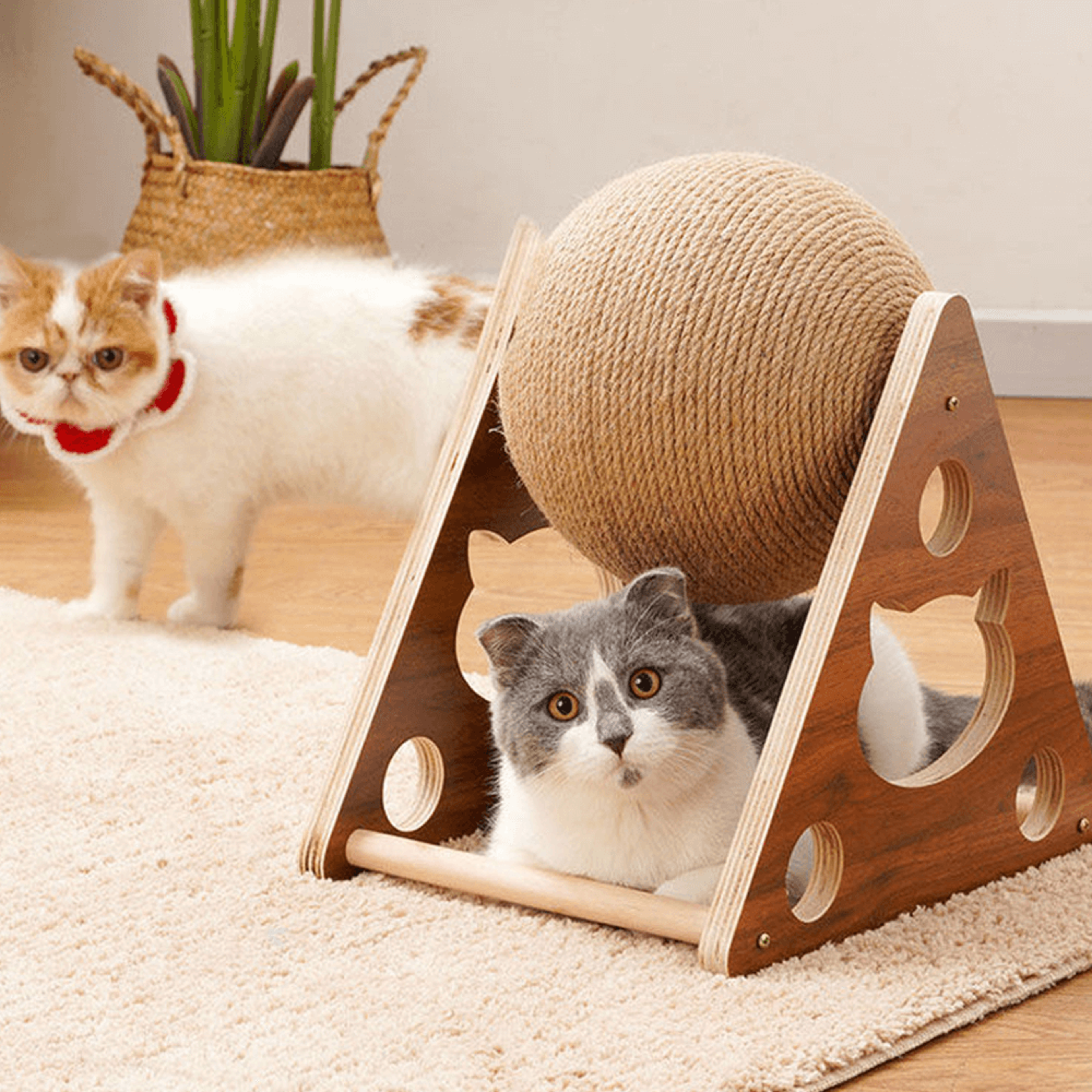 Pets Curations Anti-Depression Cat Scratching Ball Exercise Toy – view 5