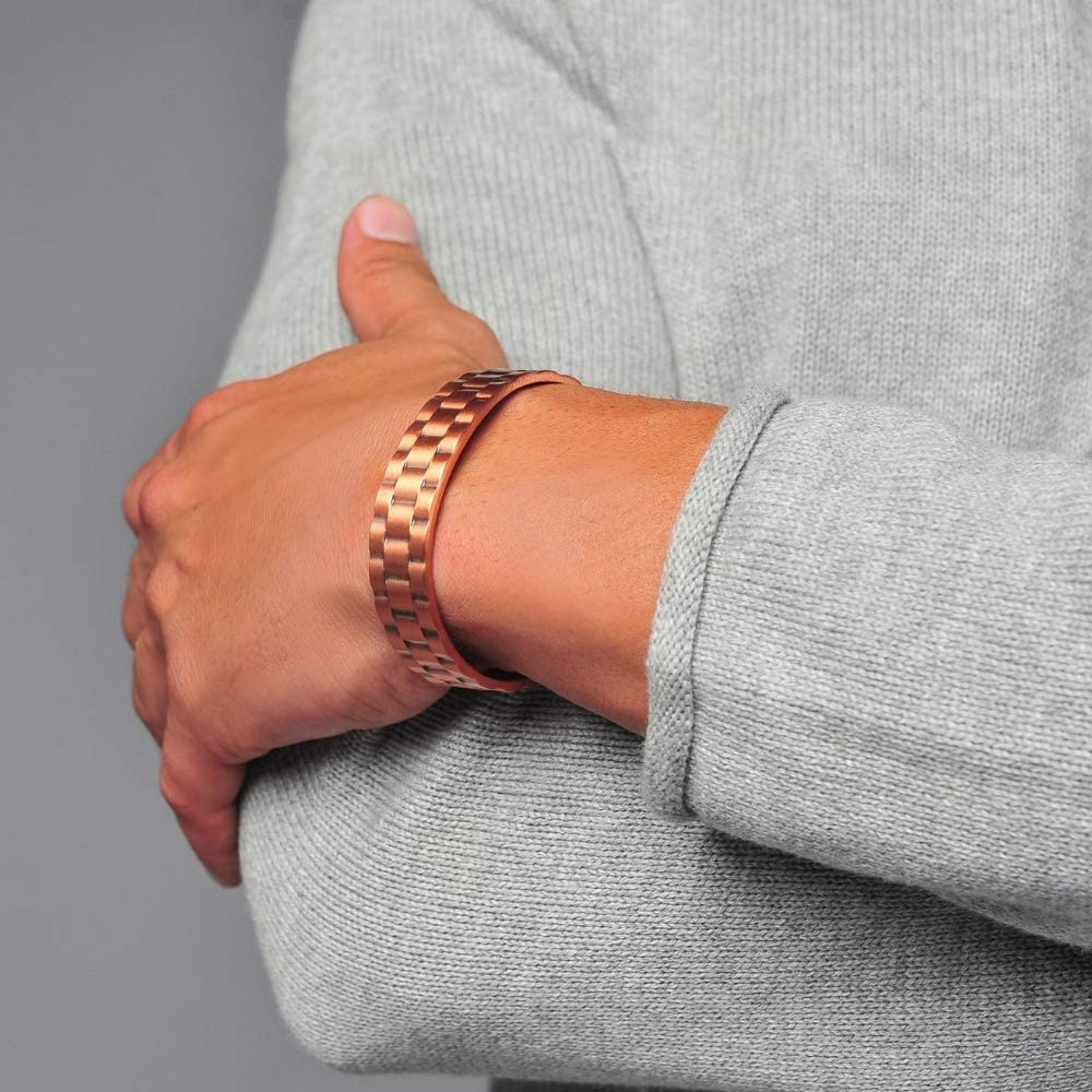 Men's Copper Magnetic Therapy Bracelet – view 2