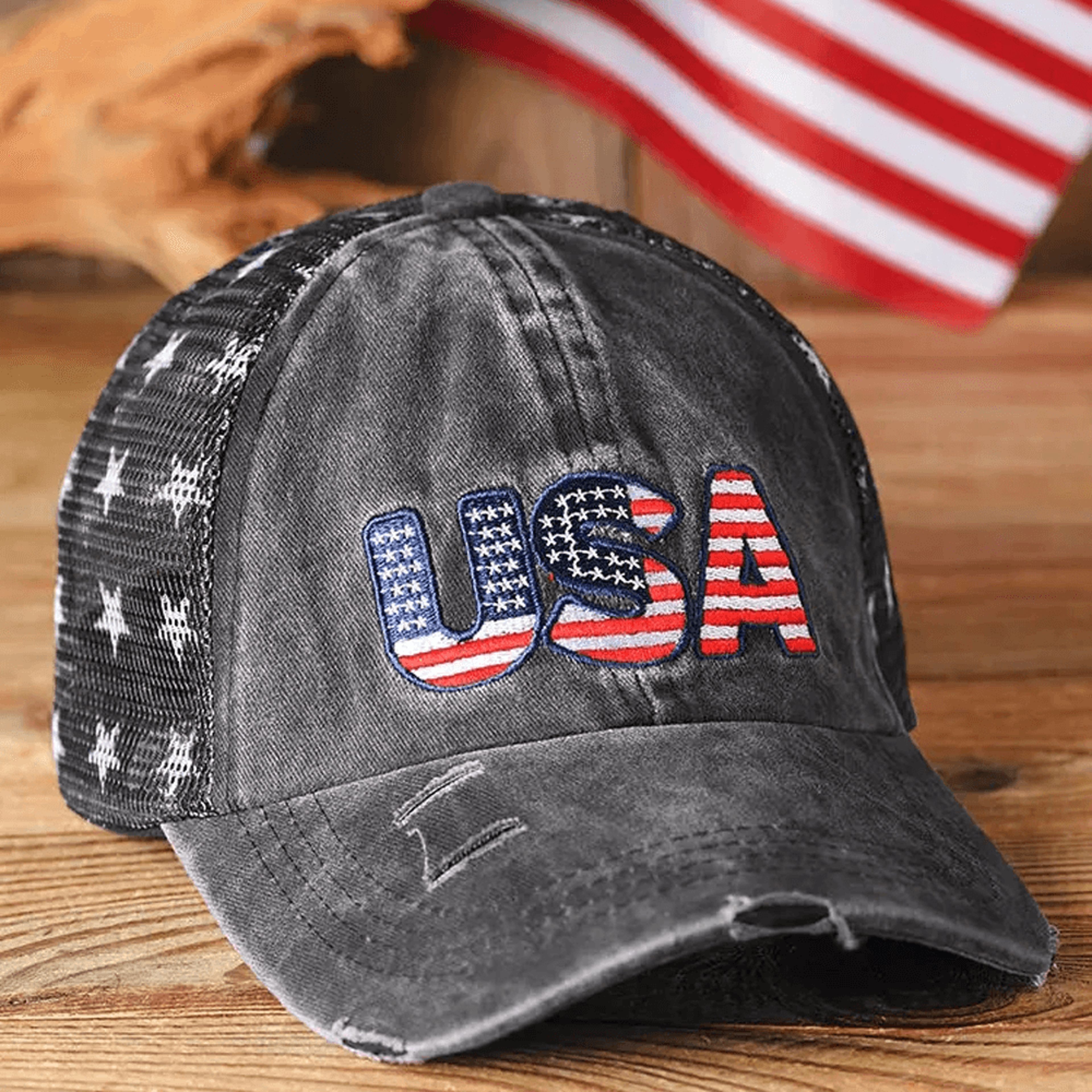 USA Women's Trucker Hat – view 3