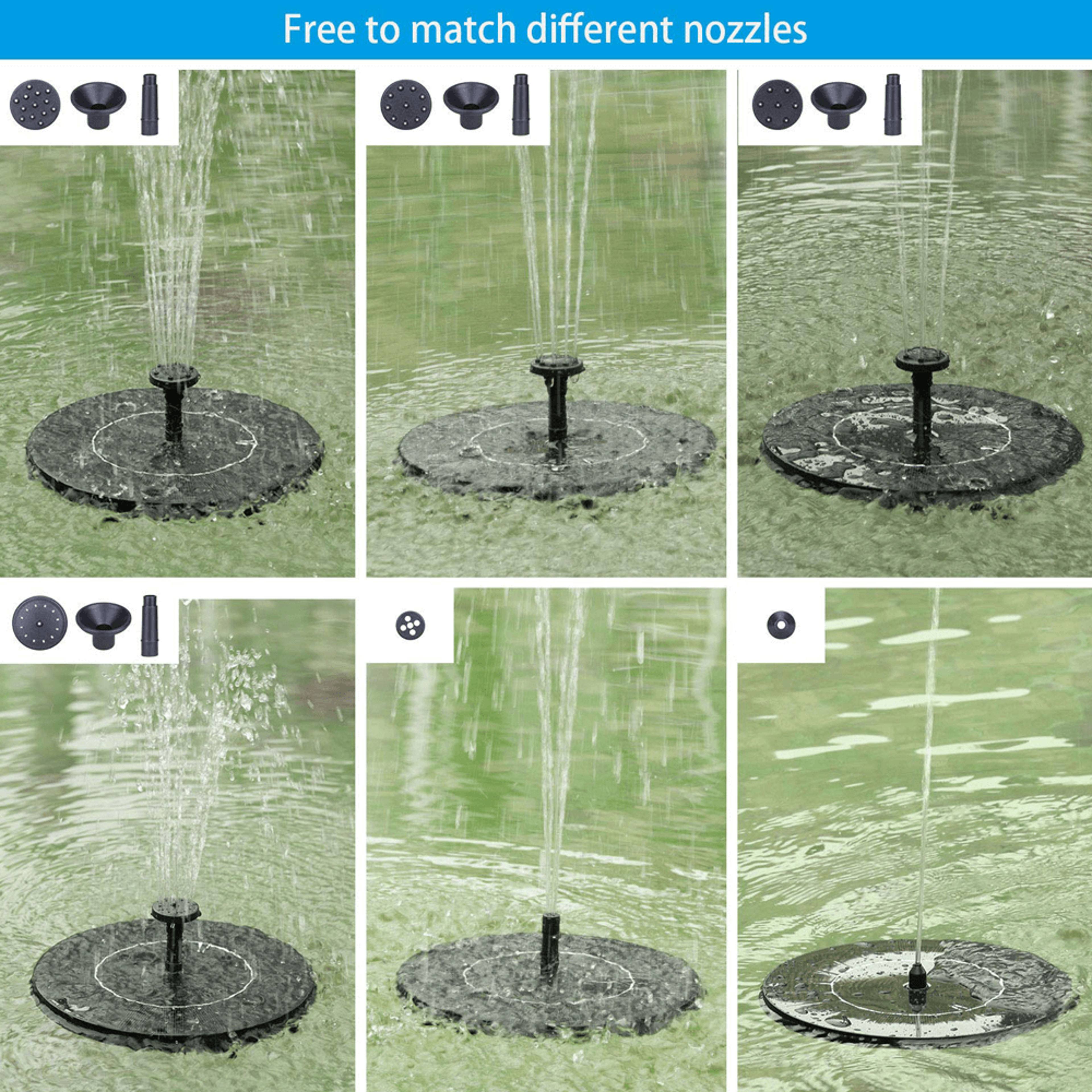 Solar-Powered Bird Fountain Kit - No Setup! – view 8