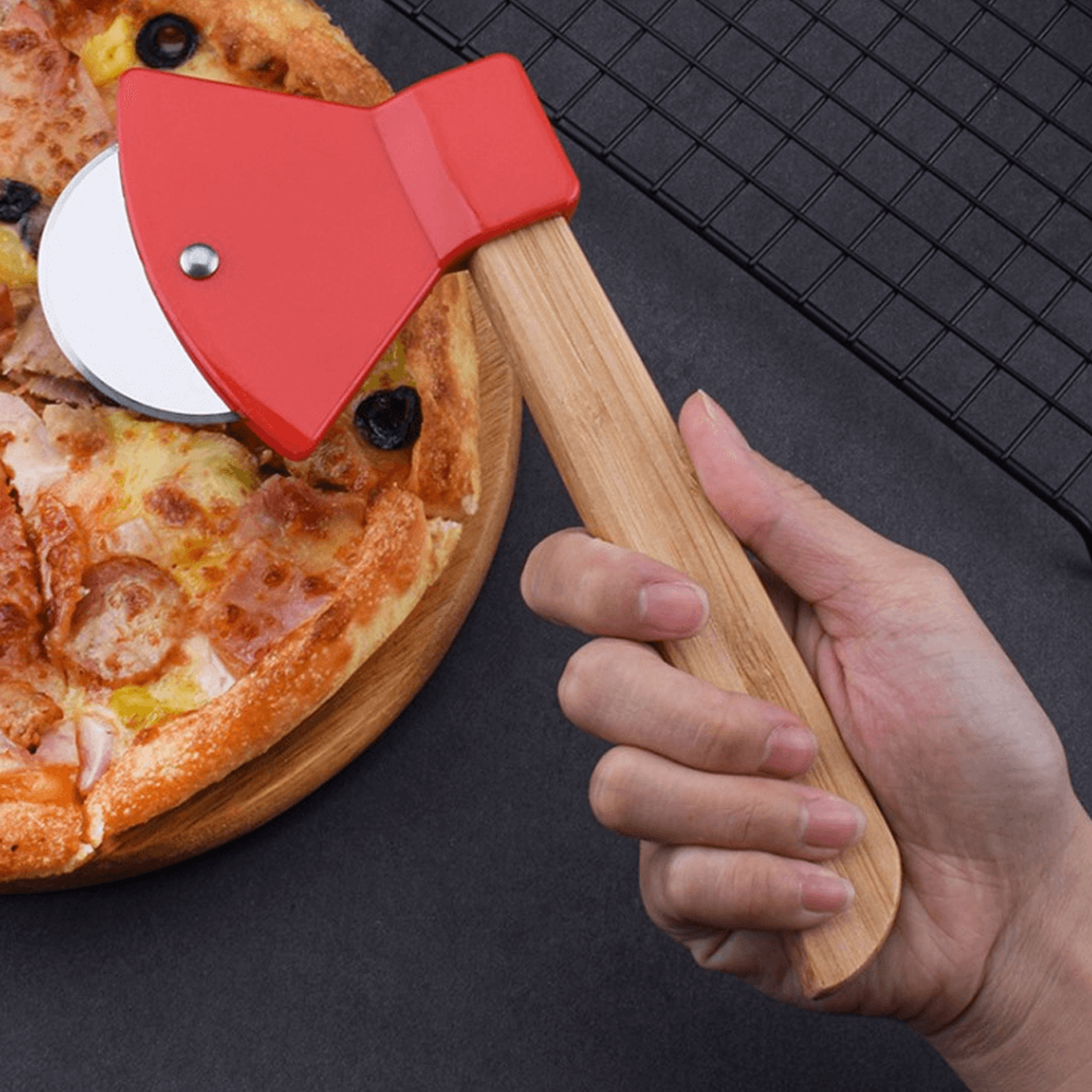 Axe Pizza Cutters Kitchen Cutting Tool – view 3