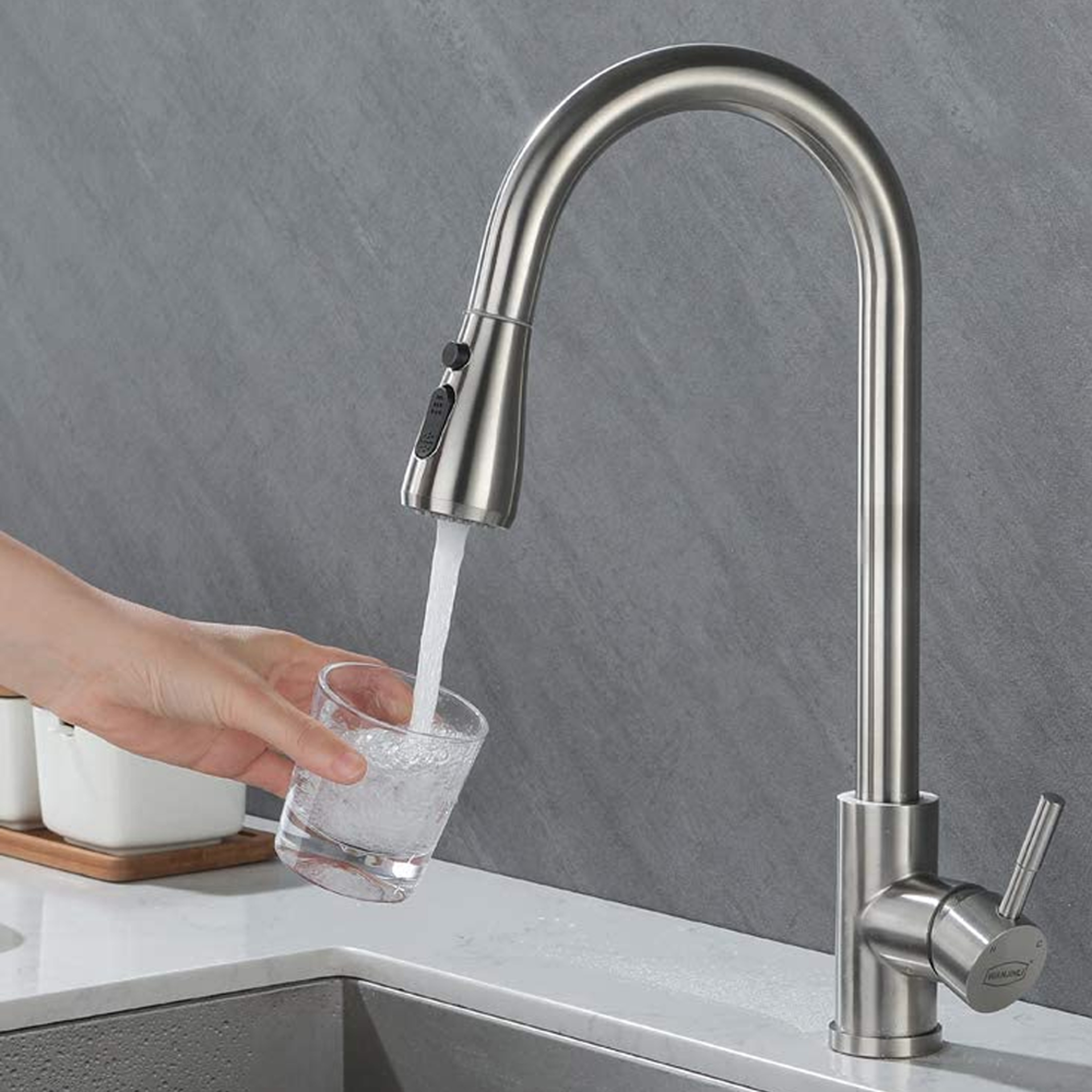 3 Function Kitchen Faucet Spray Head – view 8