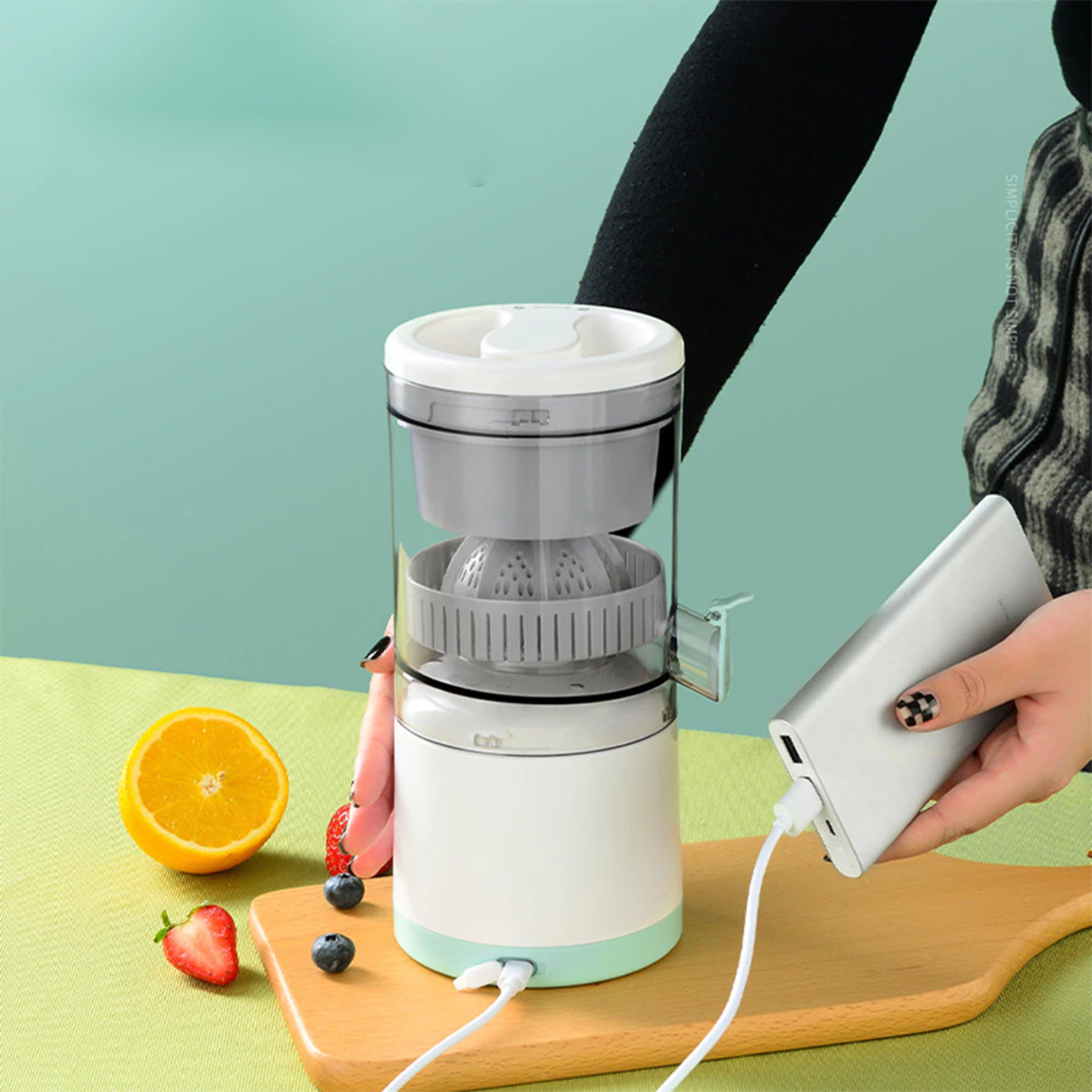 USB Charging Automatic Fruit Juicer – view 5