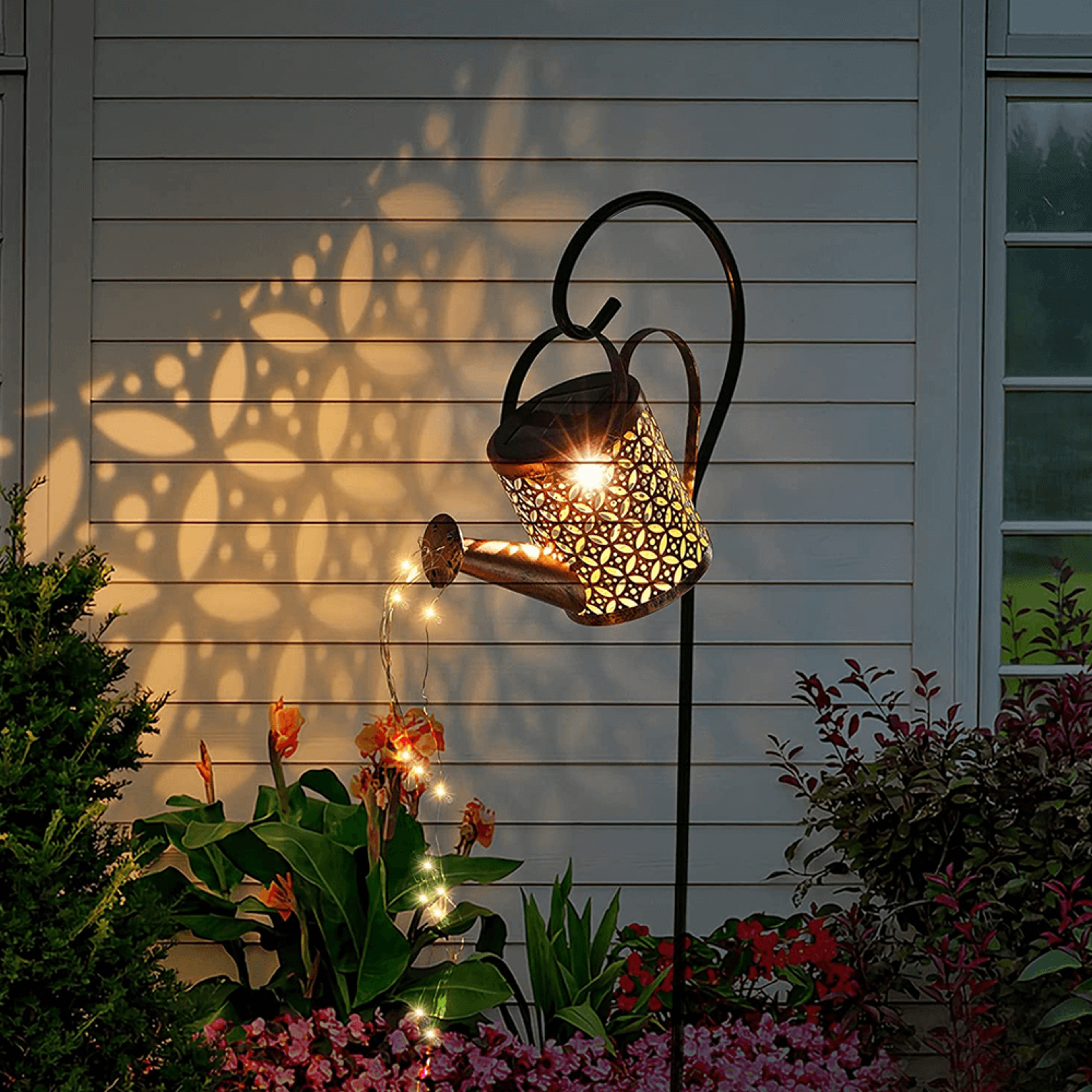 Solar Waterfall Lights – view 1