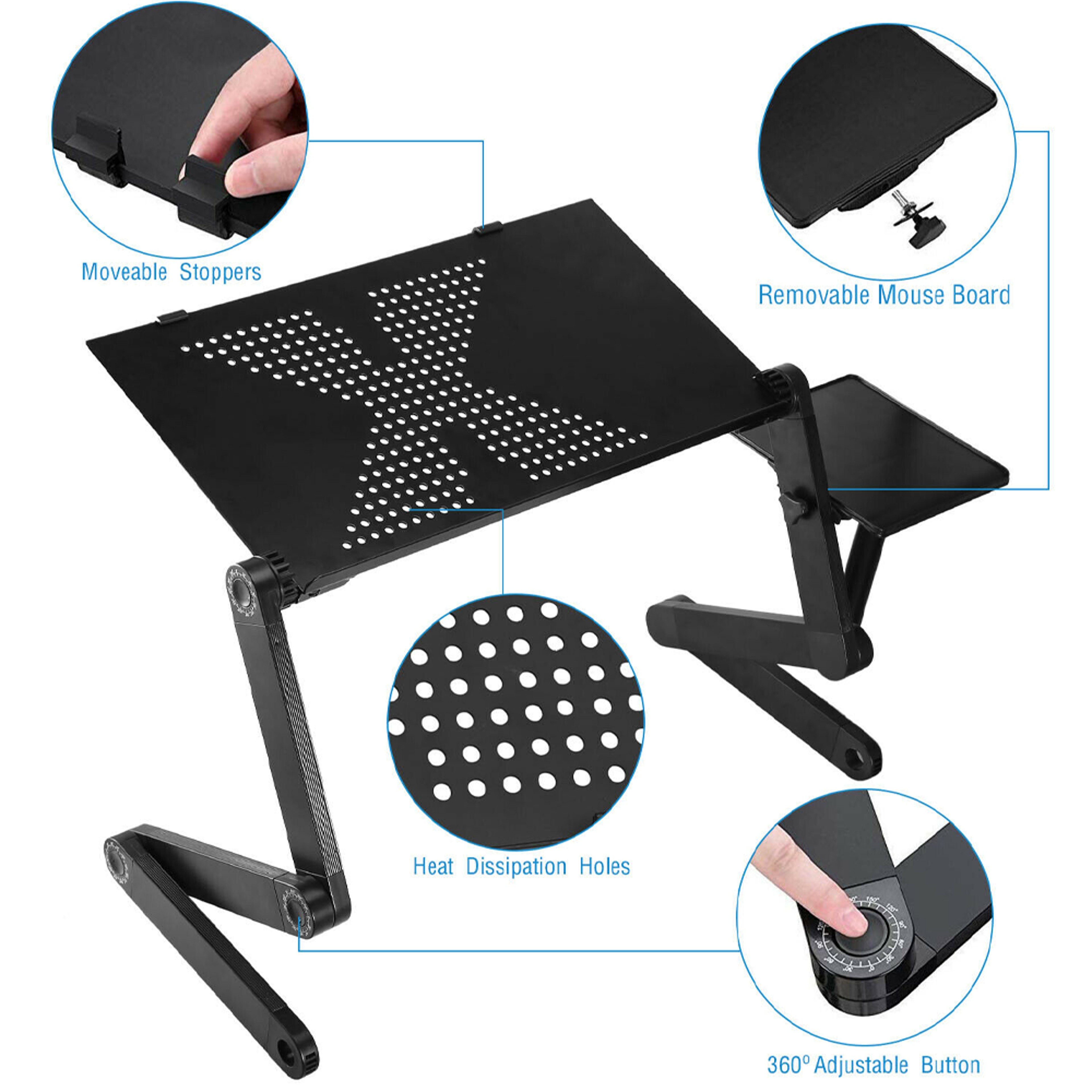 Ergonomic Laptop Stand For Desk – view 9