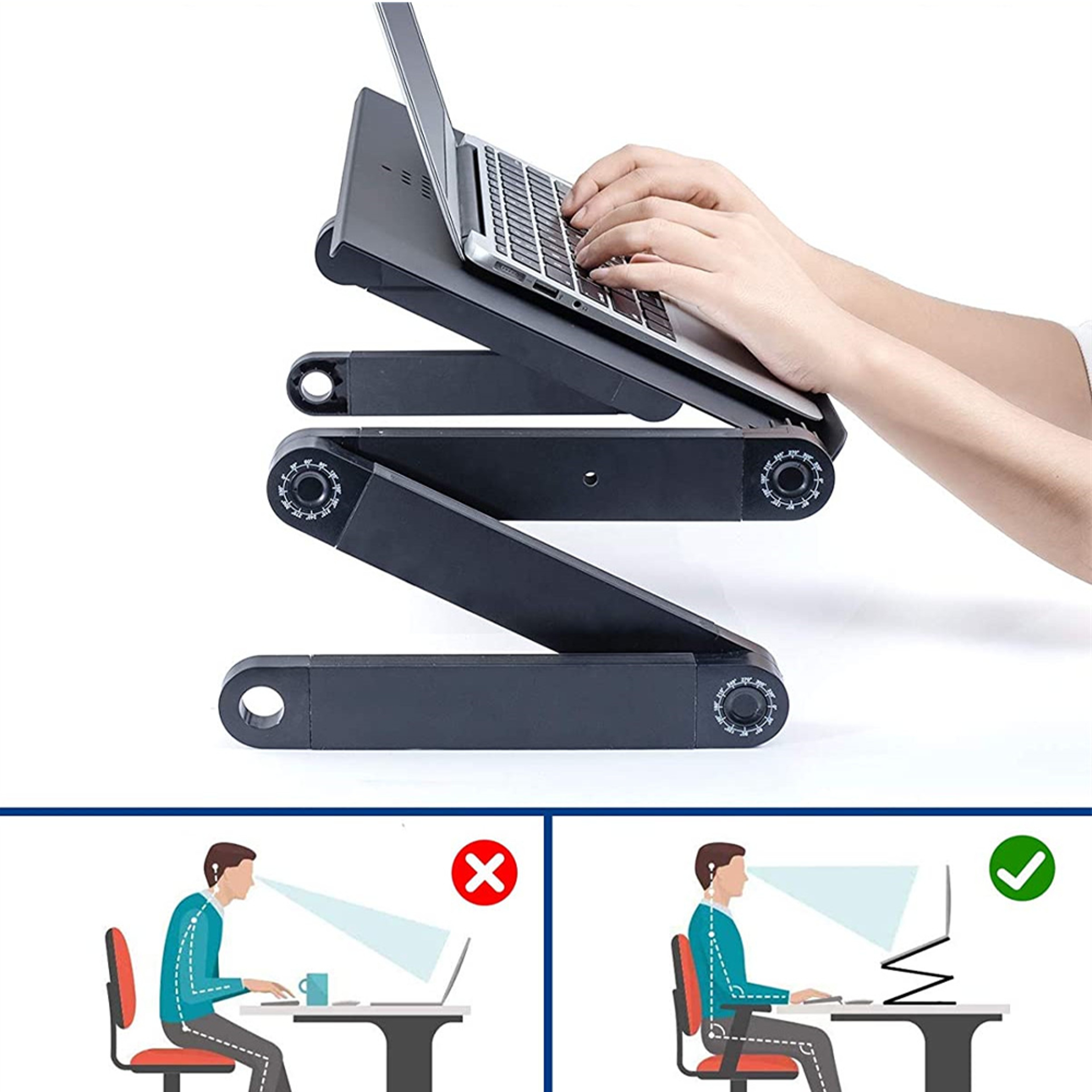 Ergonomic Laptop Stand For Desk – view 6