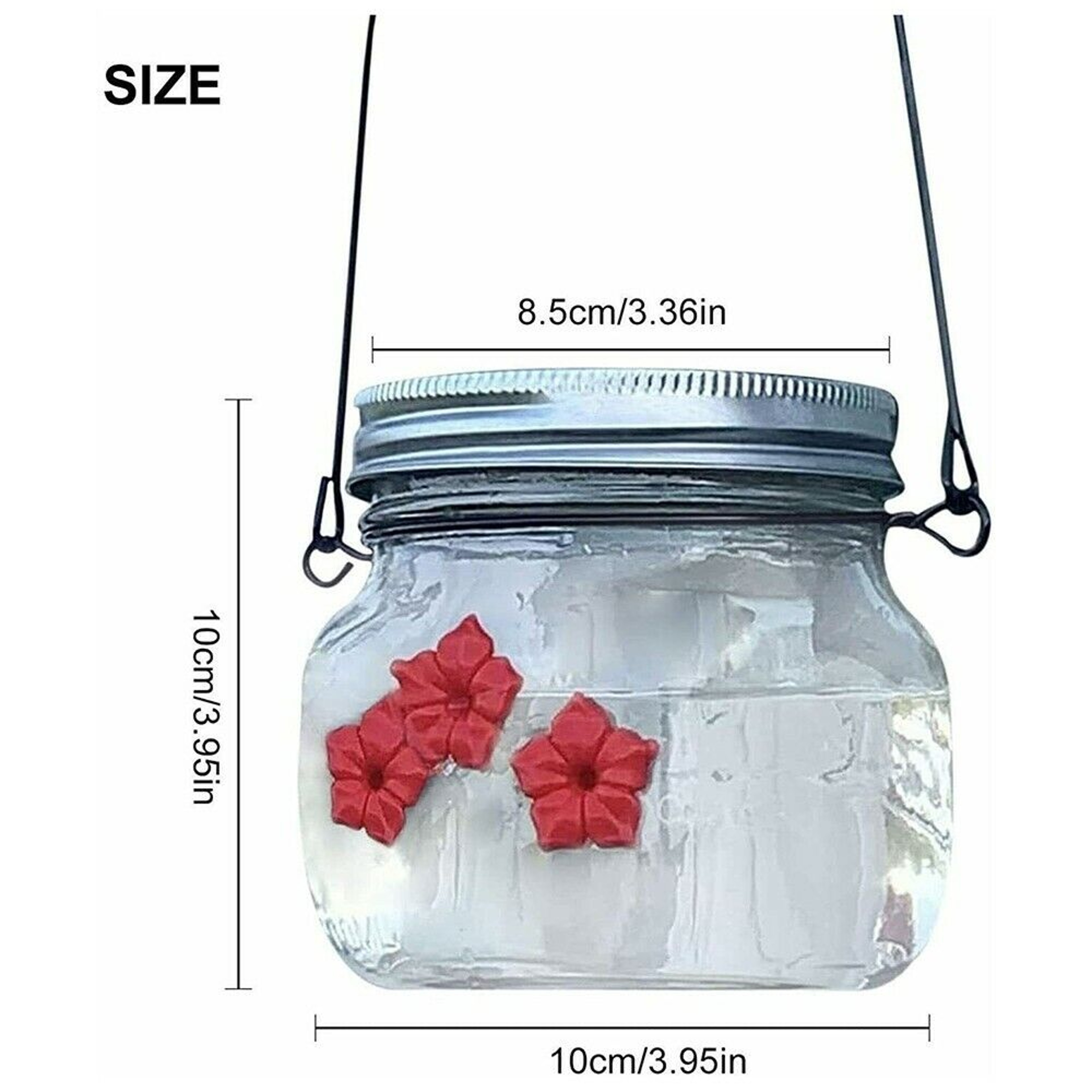 Mason Jar Hummingbird Feeder – view 2