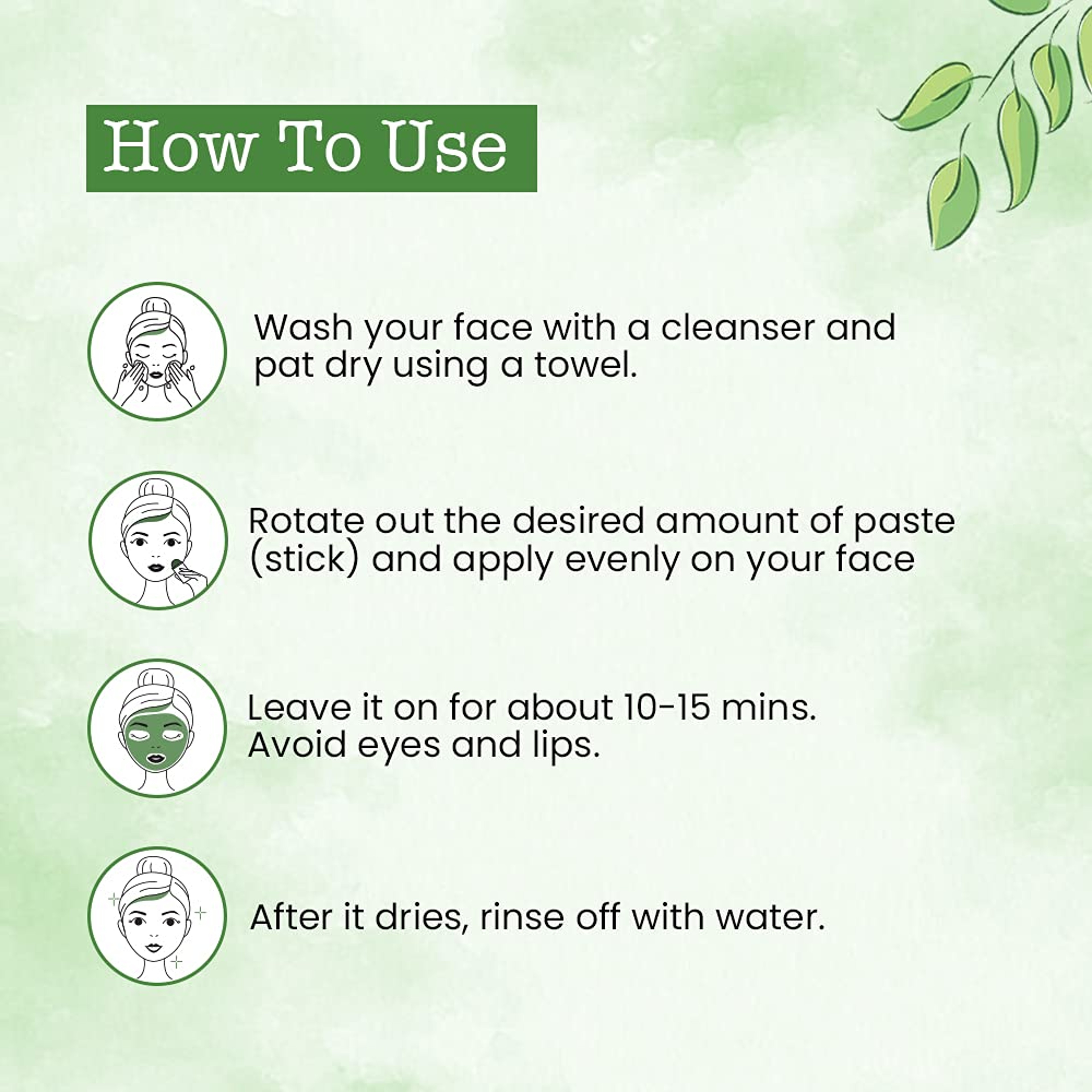 Deep Cleansing Green Tea Mask Stick – view 4