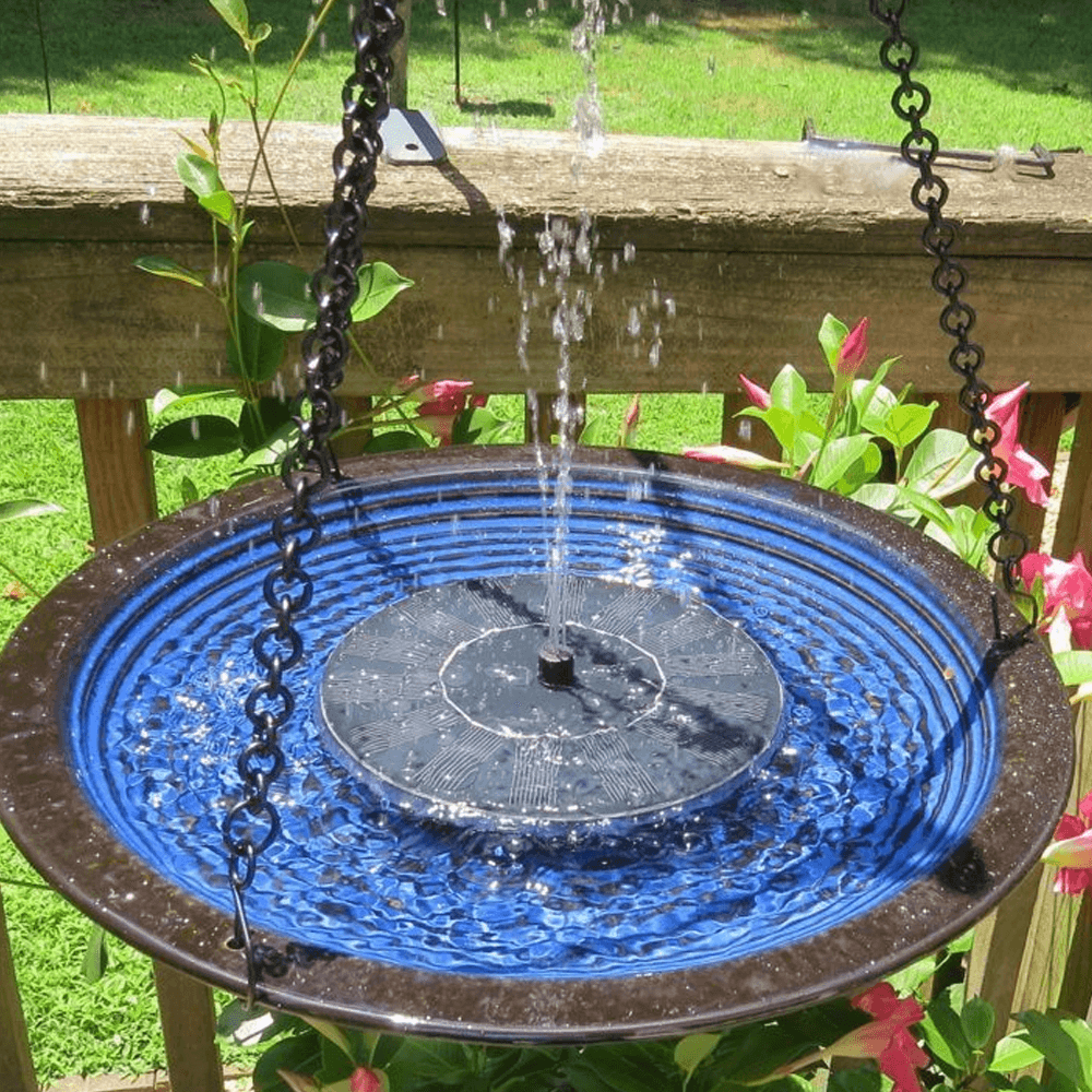 Mini Solar Fountain For Bird Bath – view 1