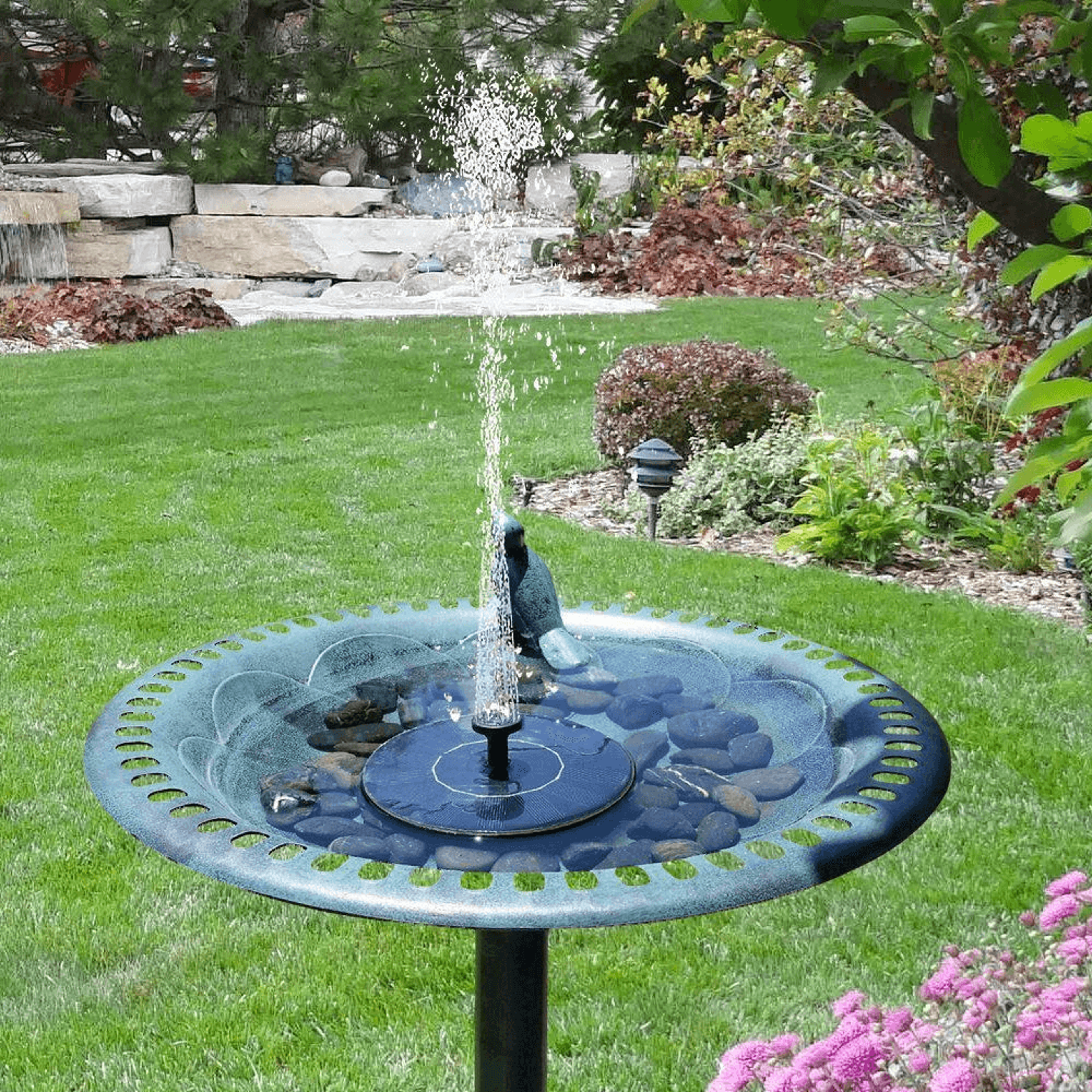 Mini Solar Fountain For Bird Bath – view 5
