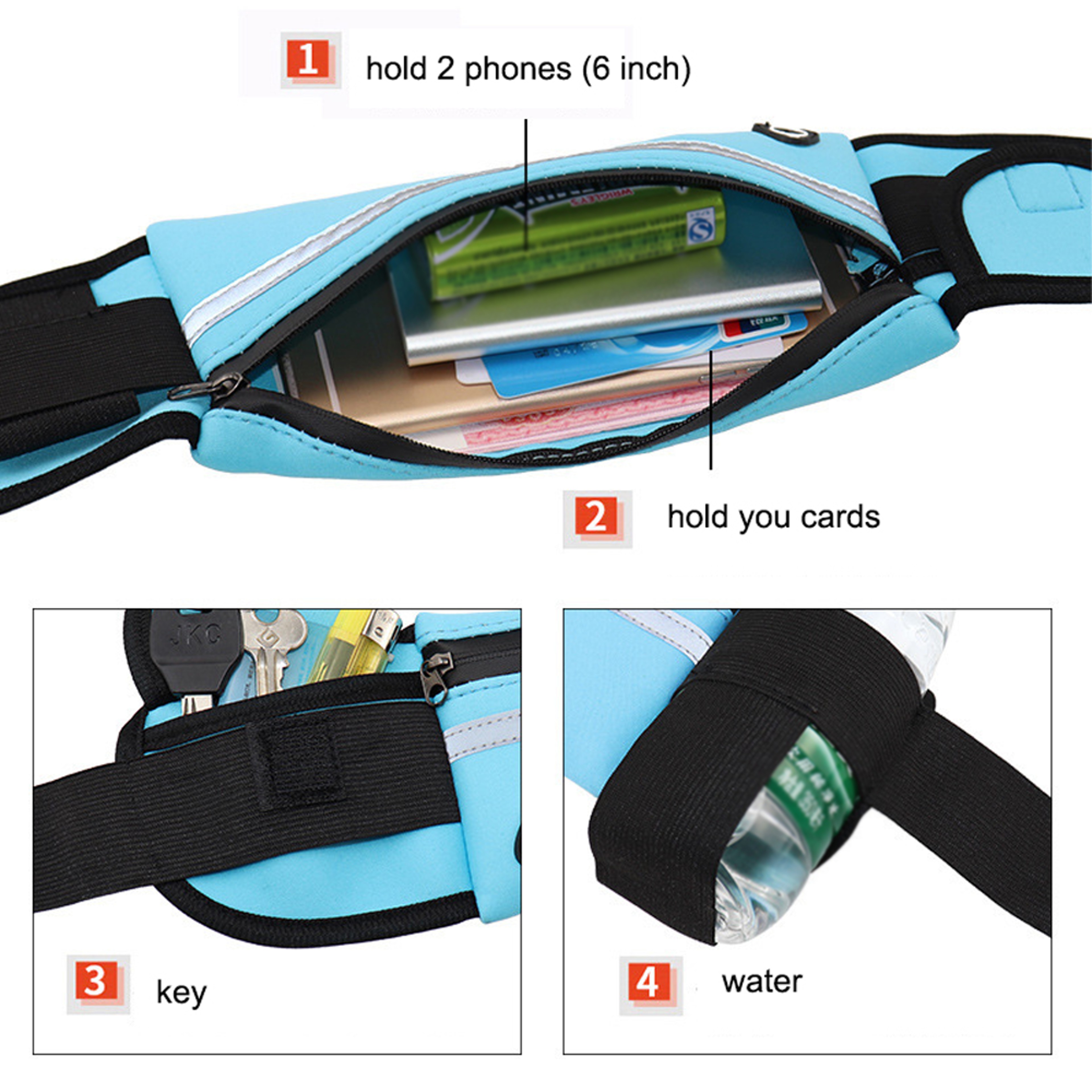 Outdoor Sports Anti-theft Belt Bag – view 8