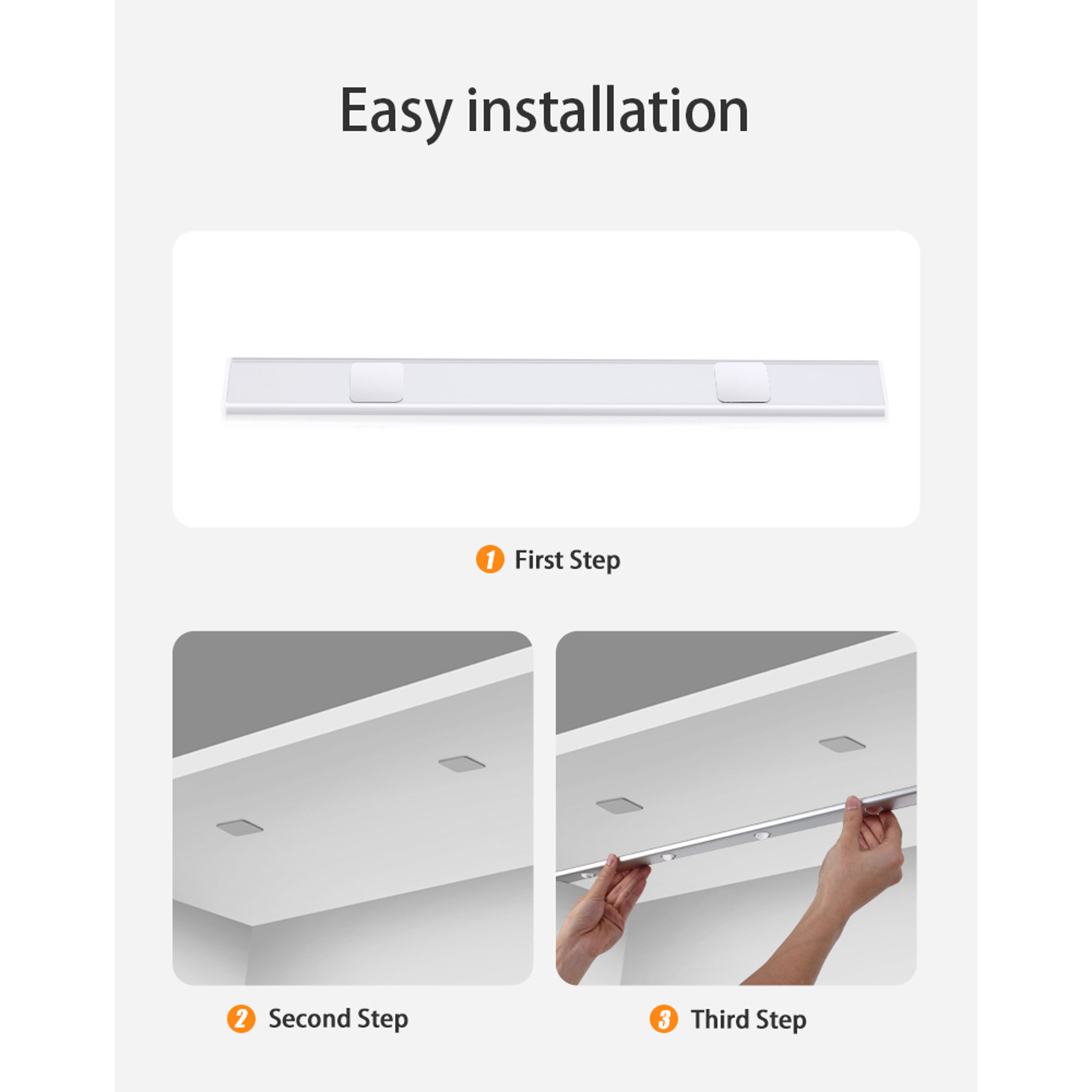 LED Wireless Motion Sensor Under Counter Light – view 7