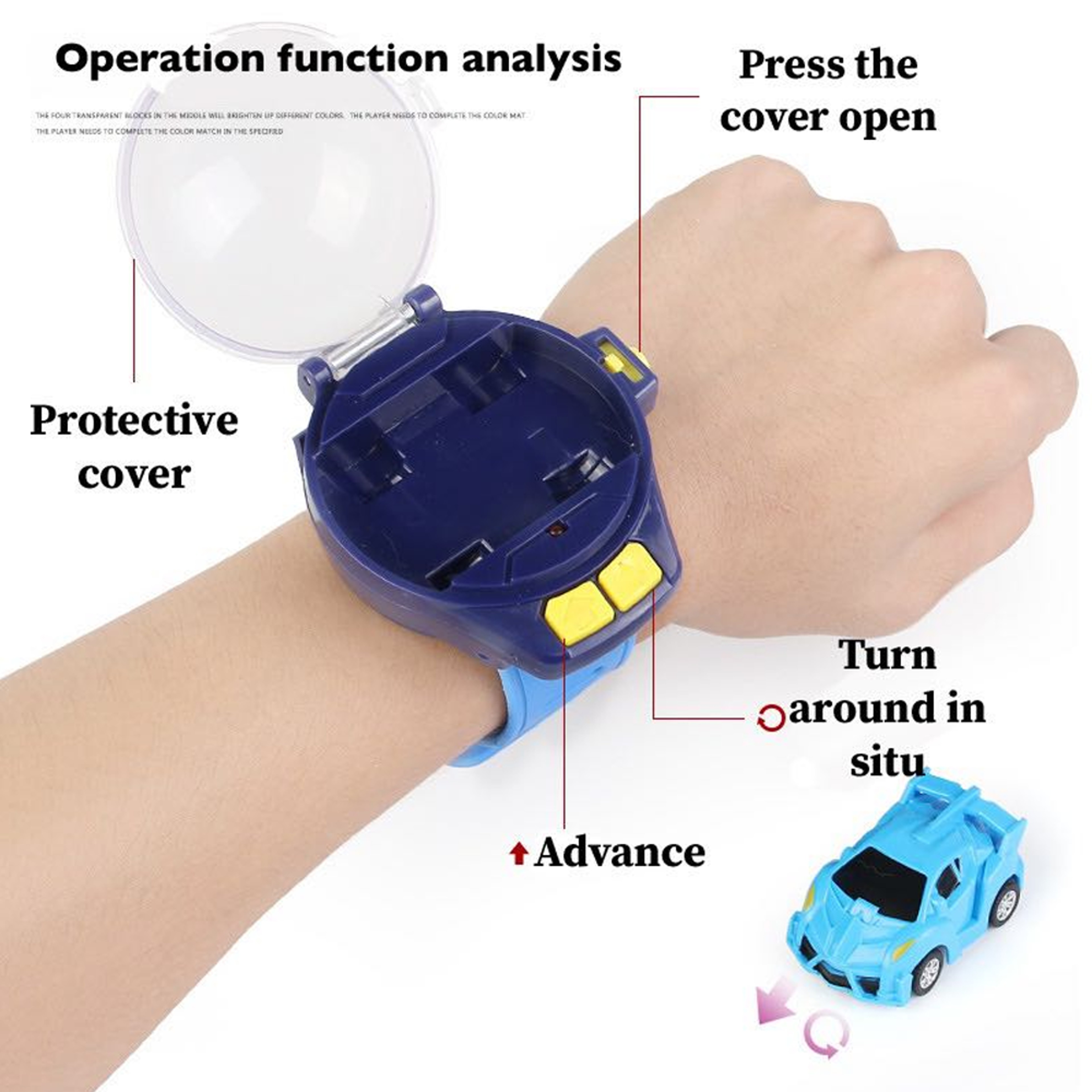 Children Watch Remote Control Toy Car 2