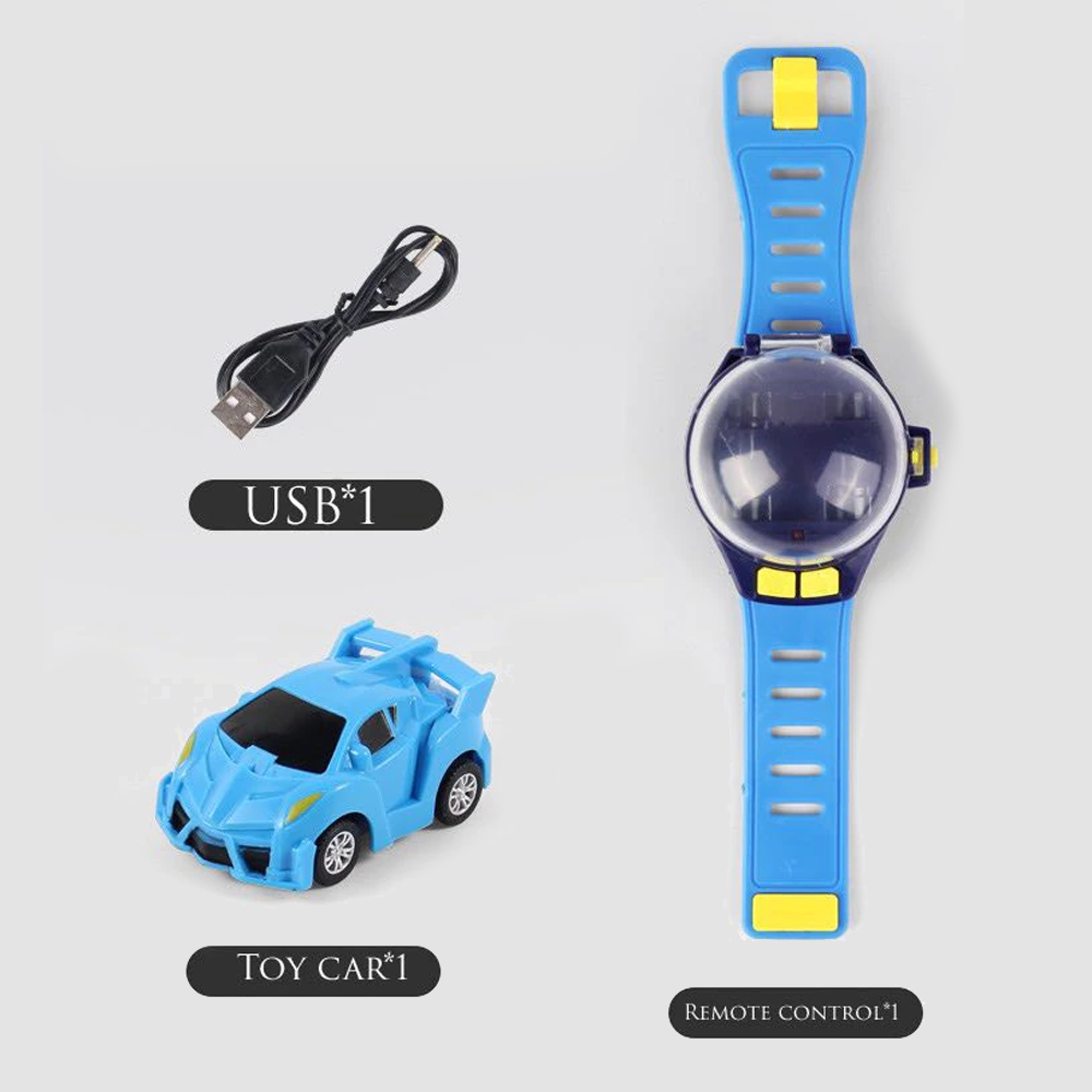 Children Watch Remote Control Toy Car 3