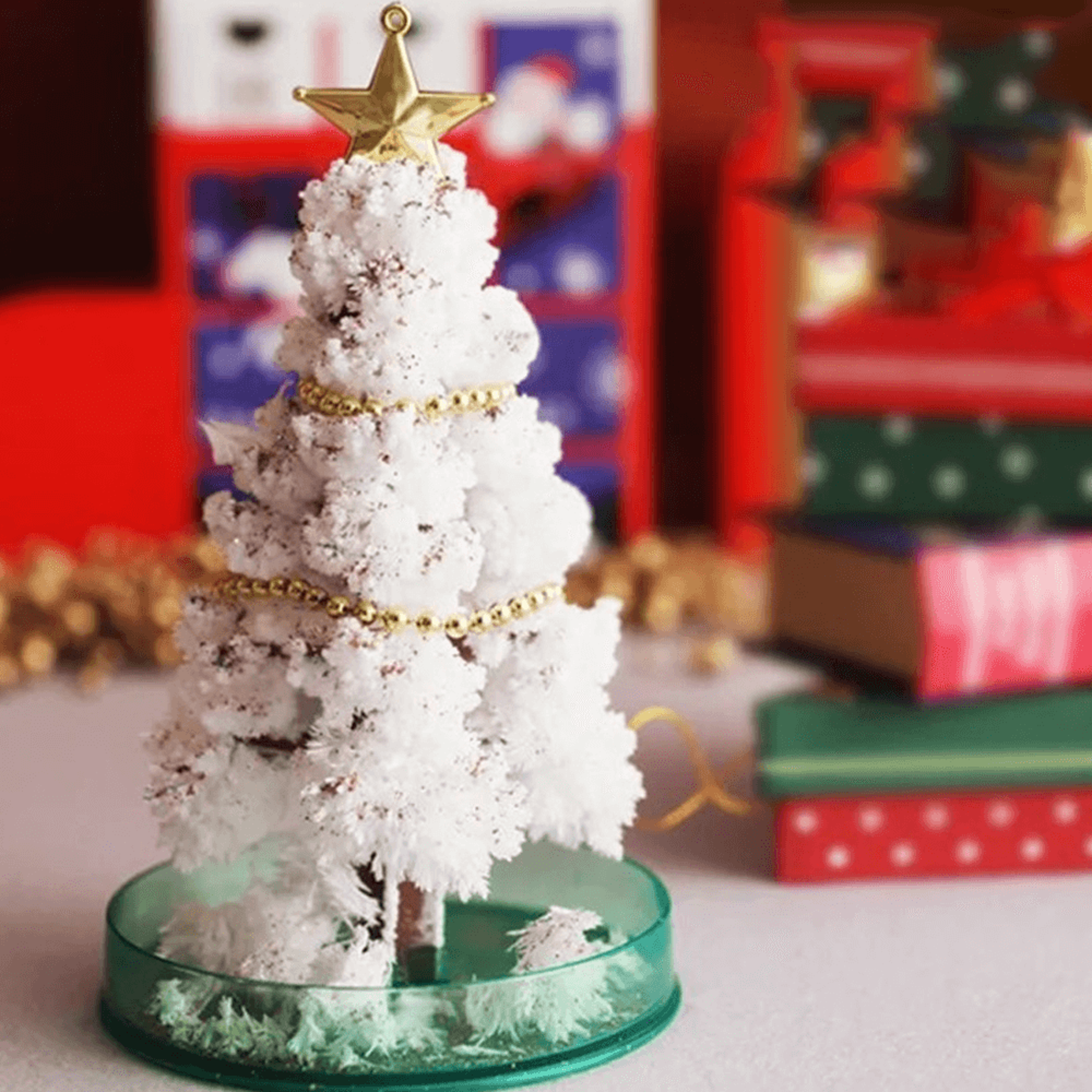 Magic Christmas Beads Wire Glowing Tree – view 1