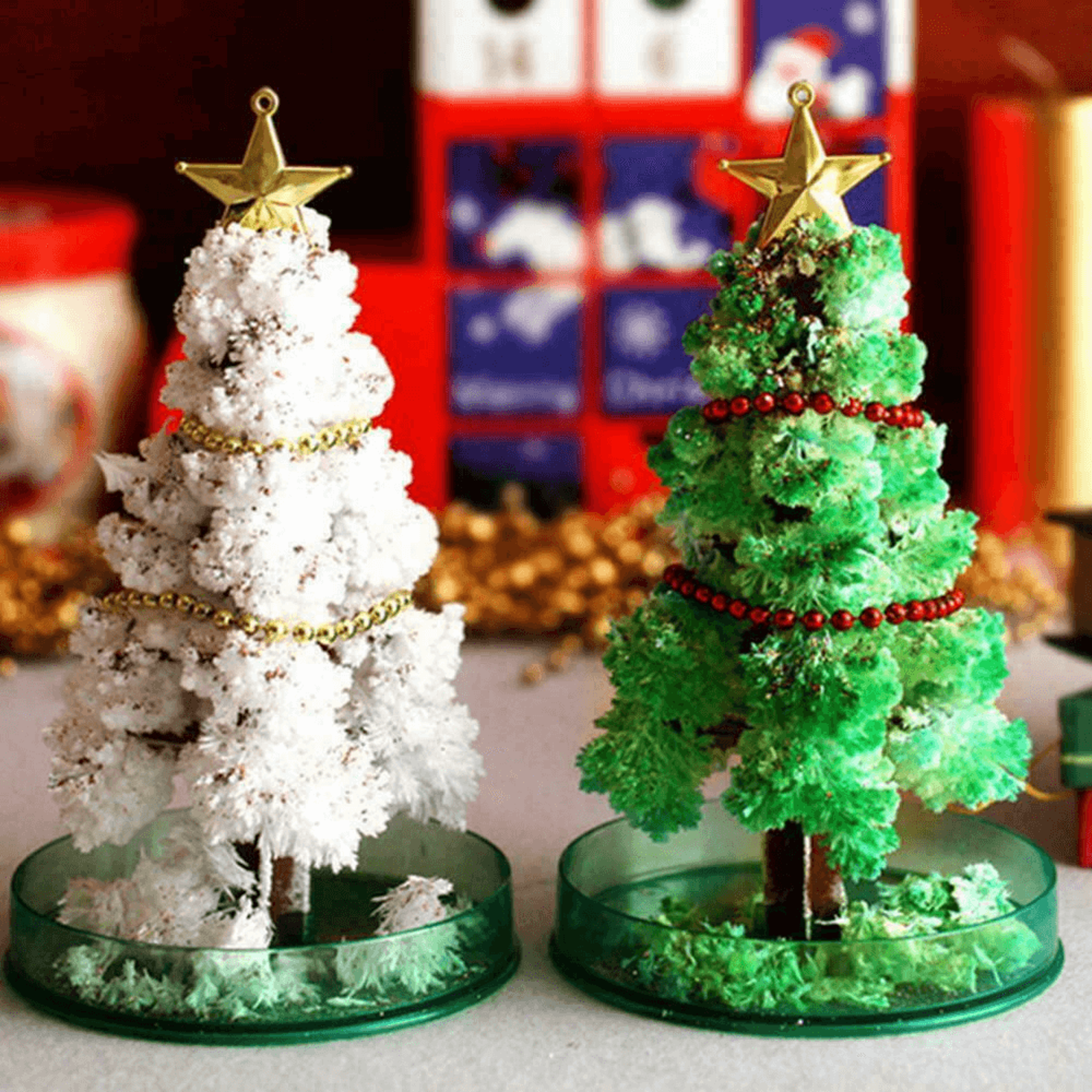 Magic Christmas Beads Wire Glowing Tree – view 8