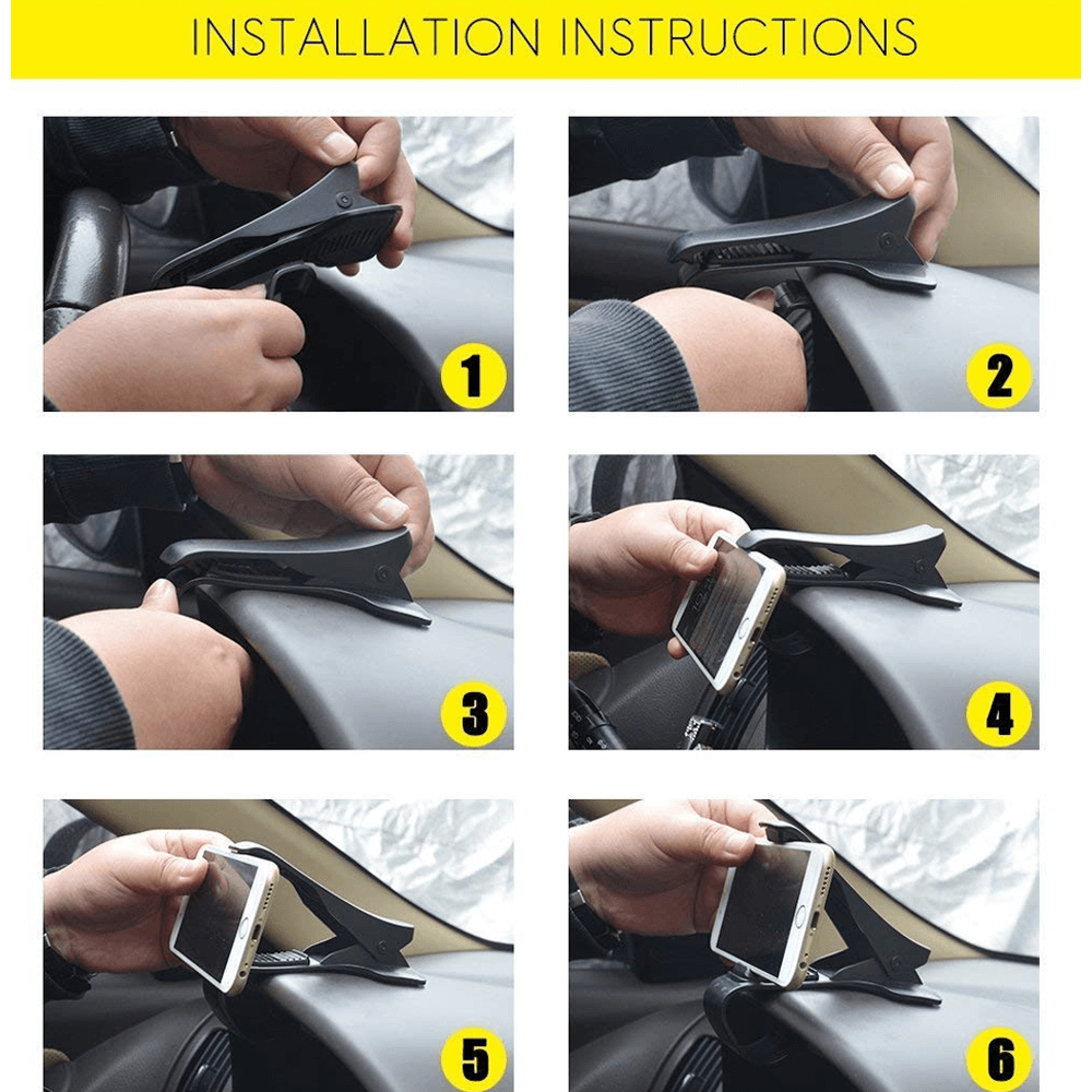 ClipOn Cell Phone Holder