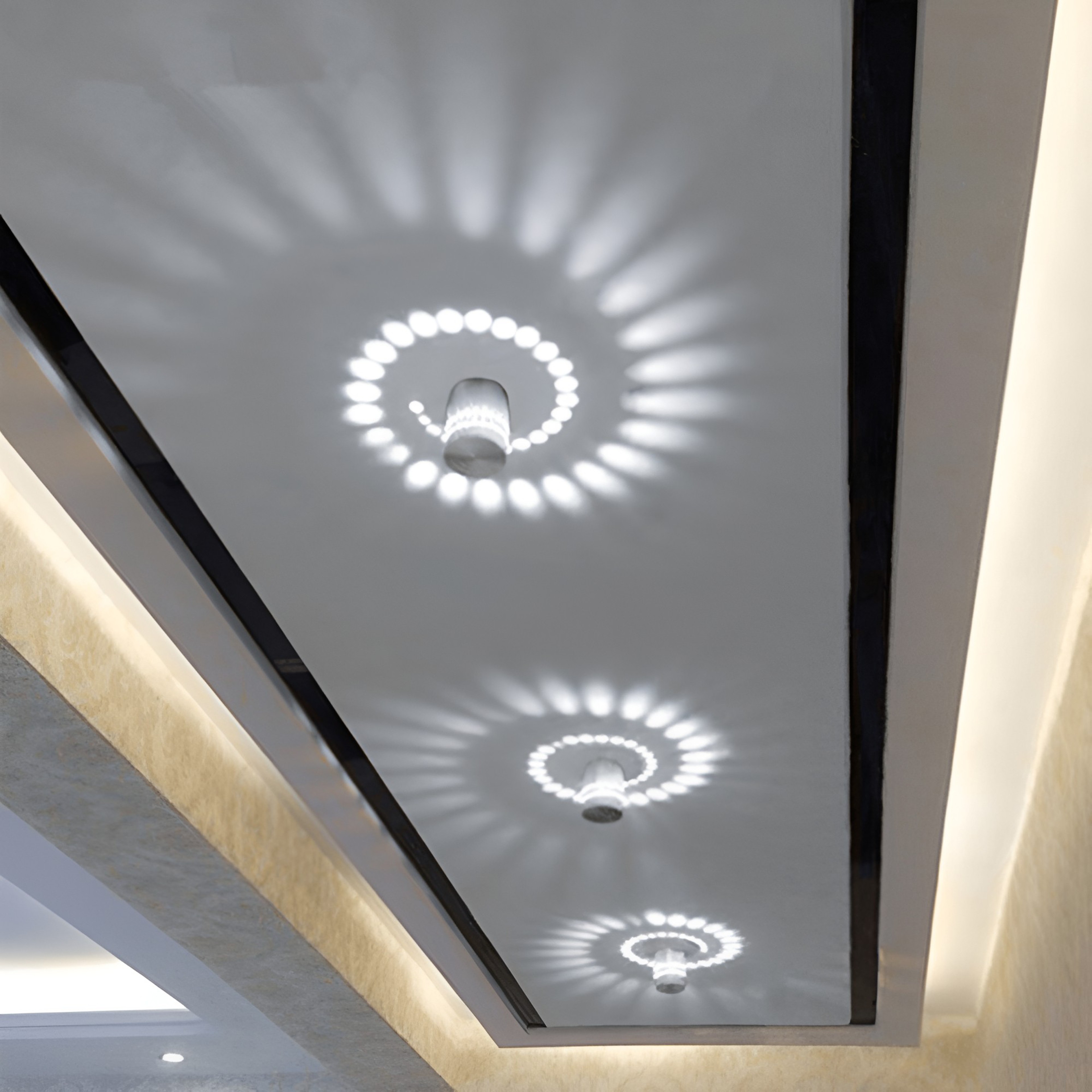 Spiral Hole LED Wall Light – view 5