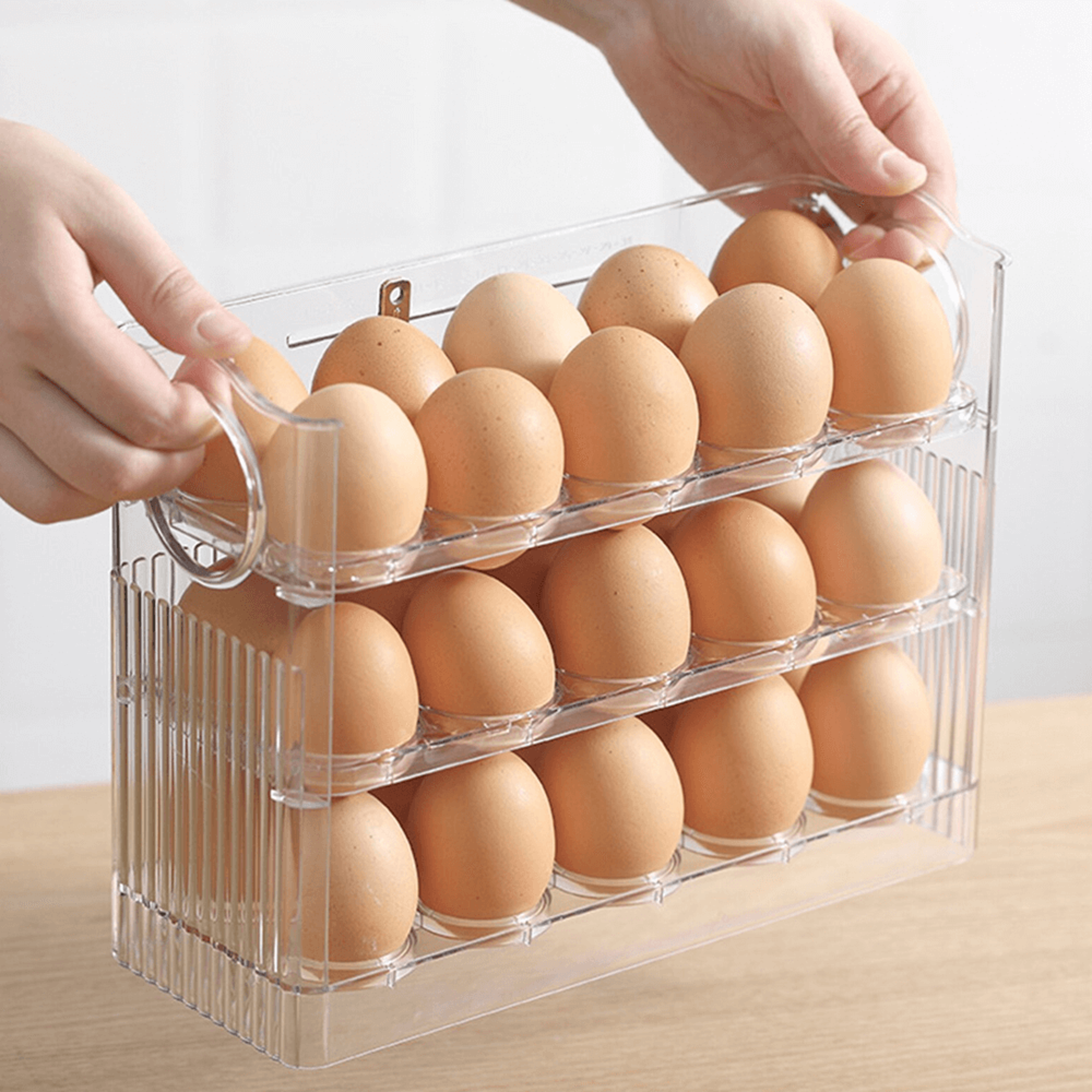 Egg Storage Box Refrigerator Organizer – view 3