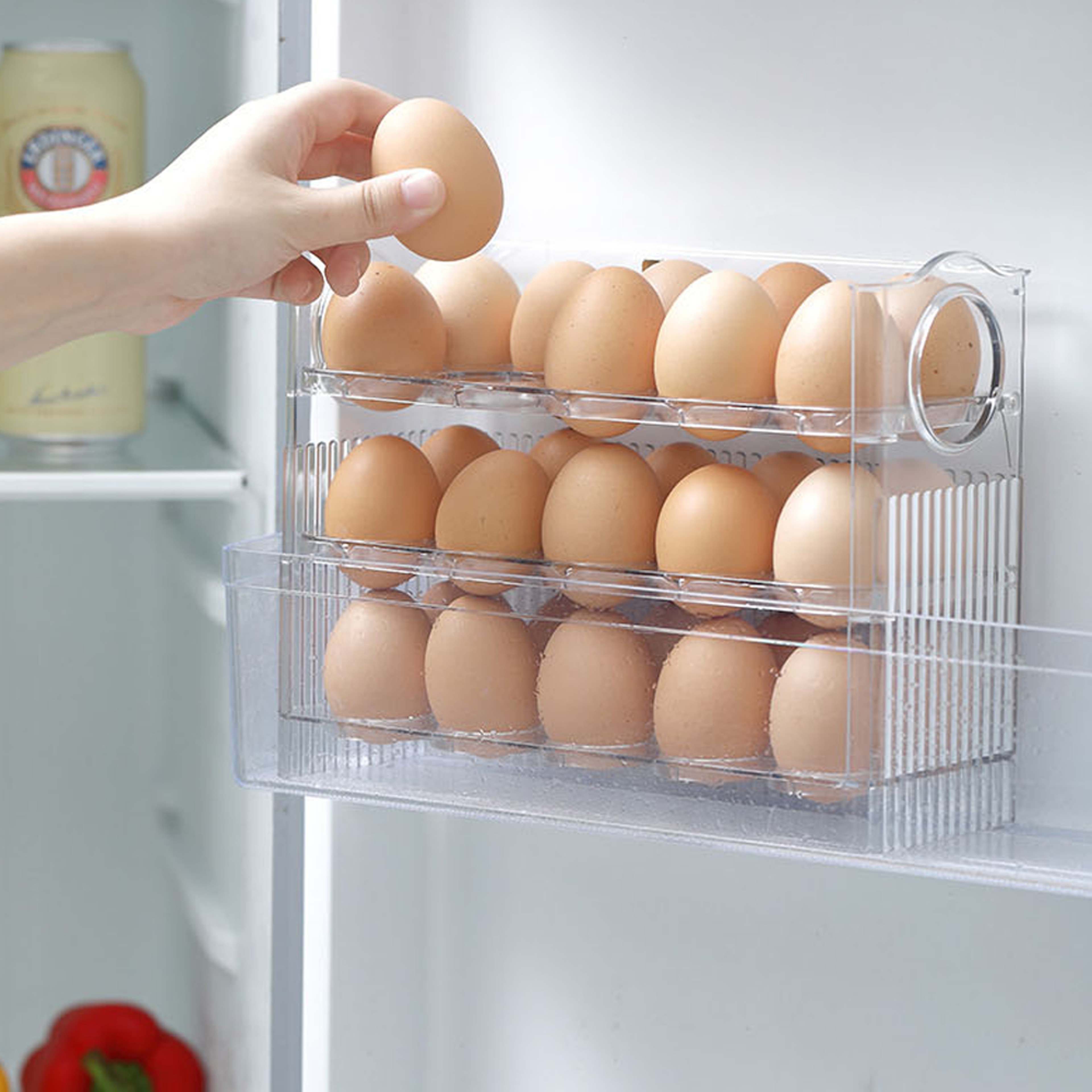 Egg Storage Box Refrigerator Organizer – view 5