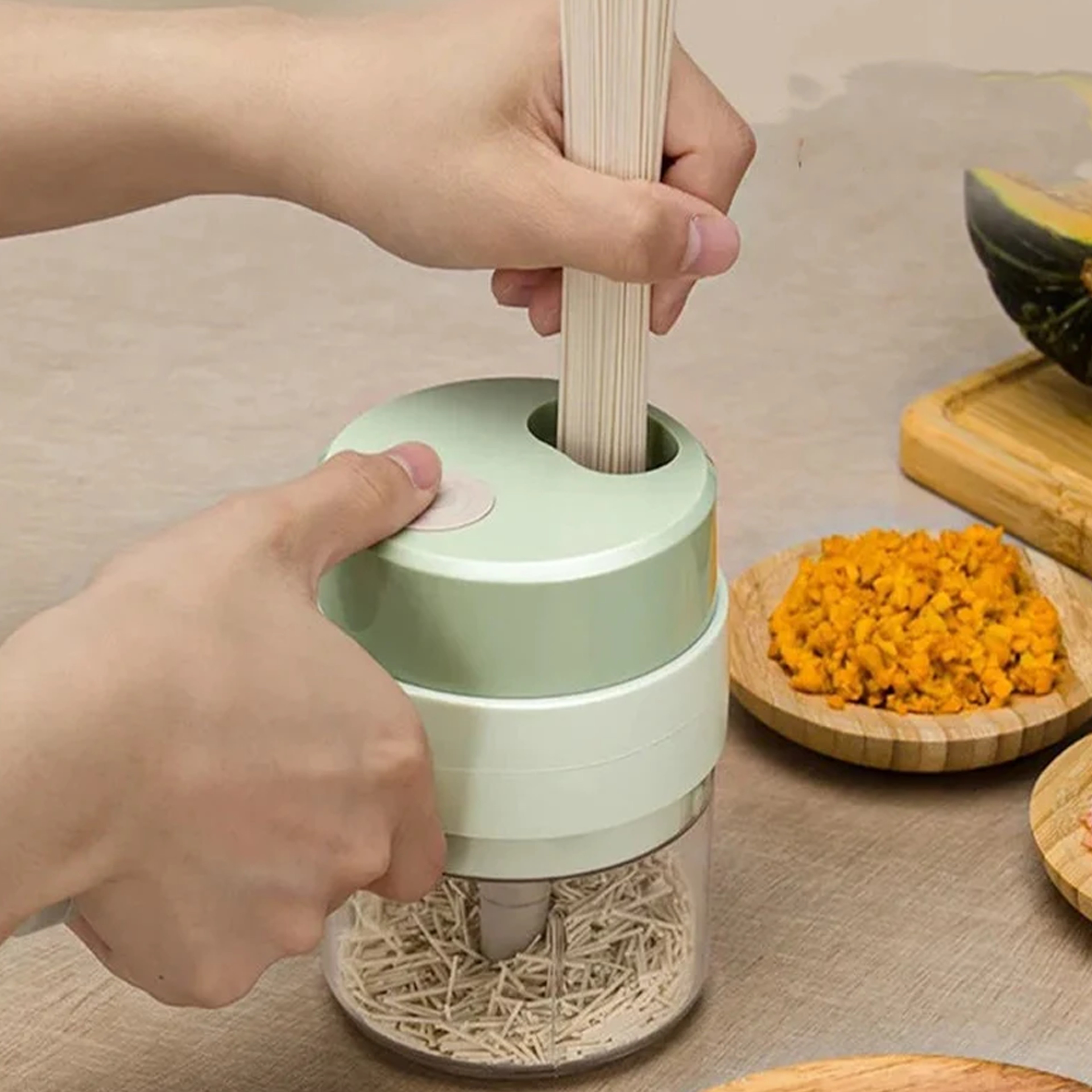 4 in 1 Handheld Electric Vegetable Slicer – view 3