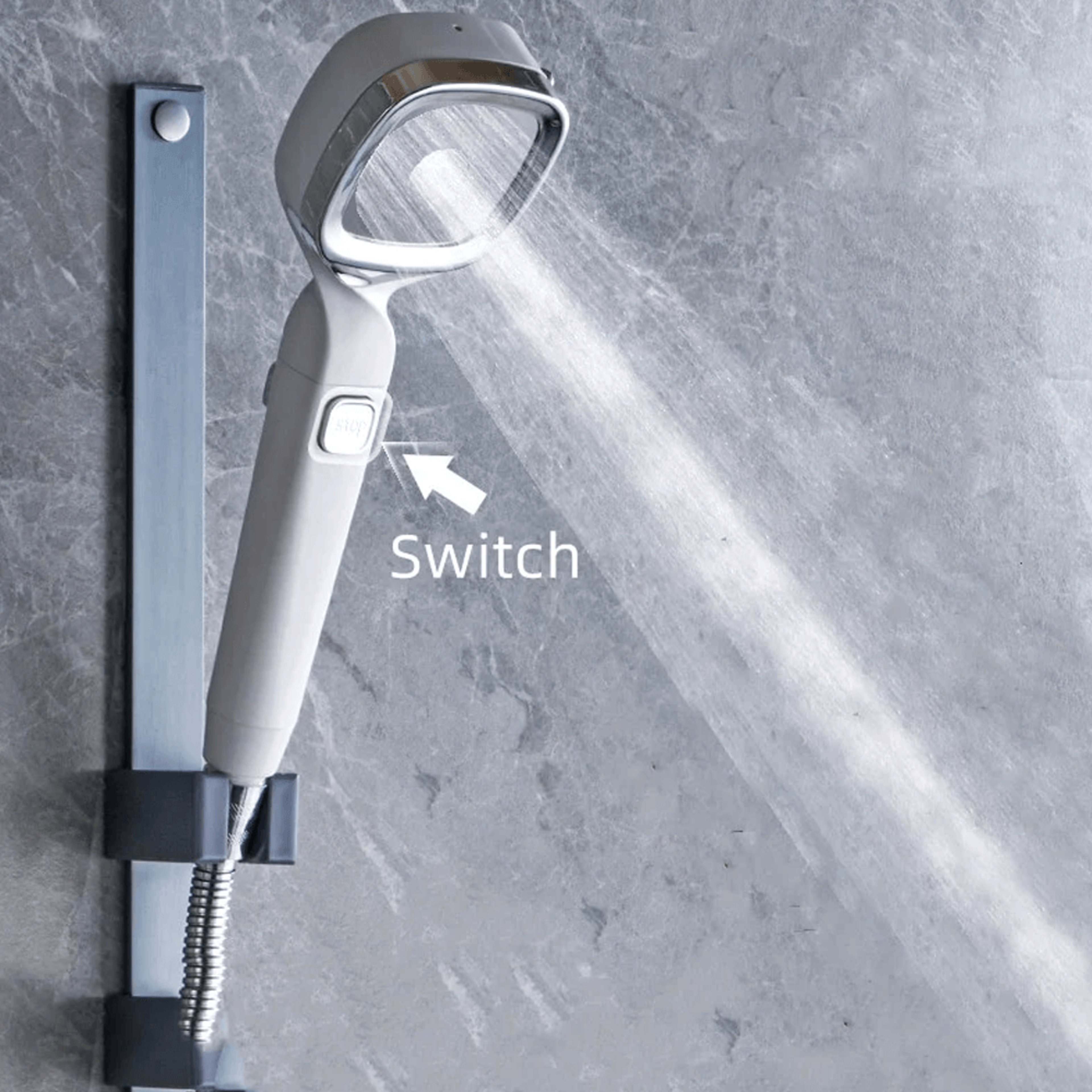 4 Spray Modes High-Pressure Shower Head – view 5