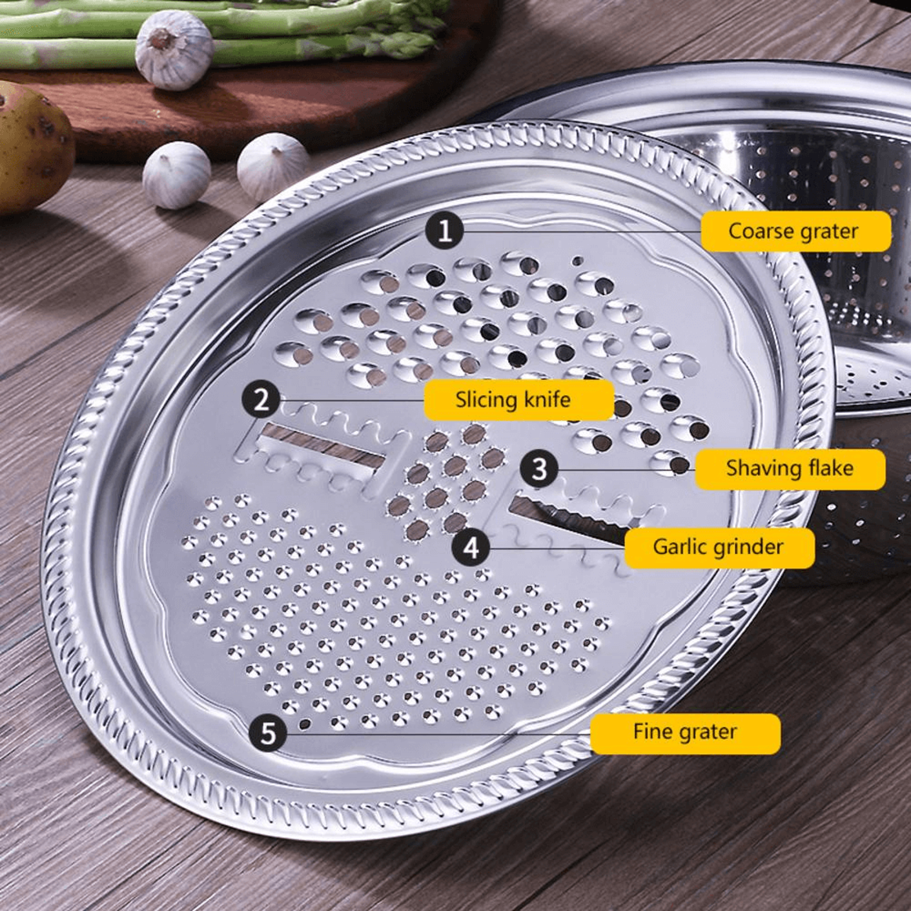 Multifunctional Stainless Steel Basin Drain Basket – view 5
