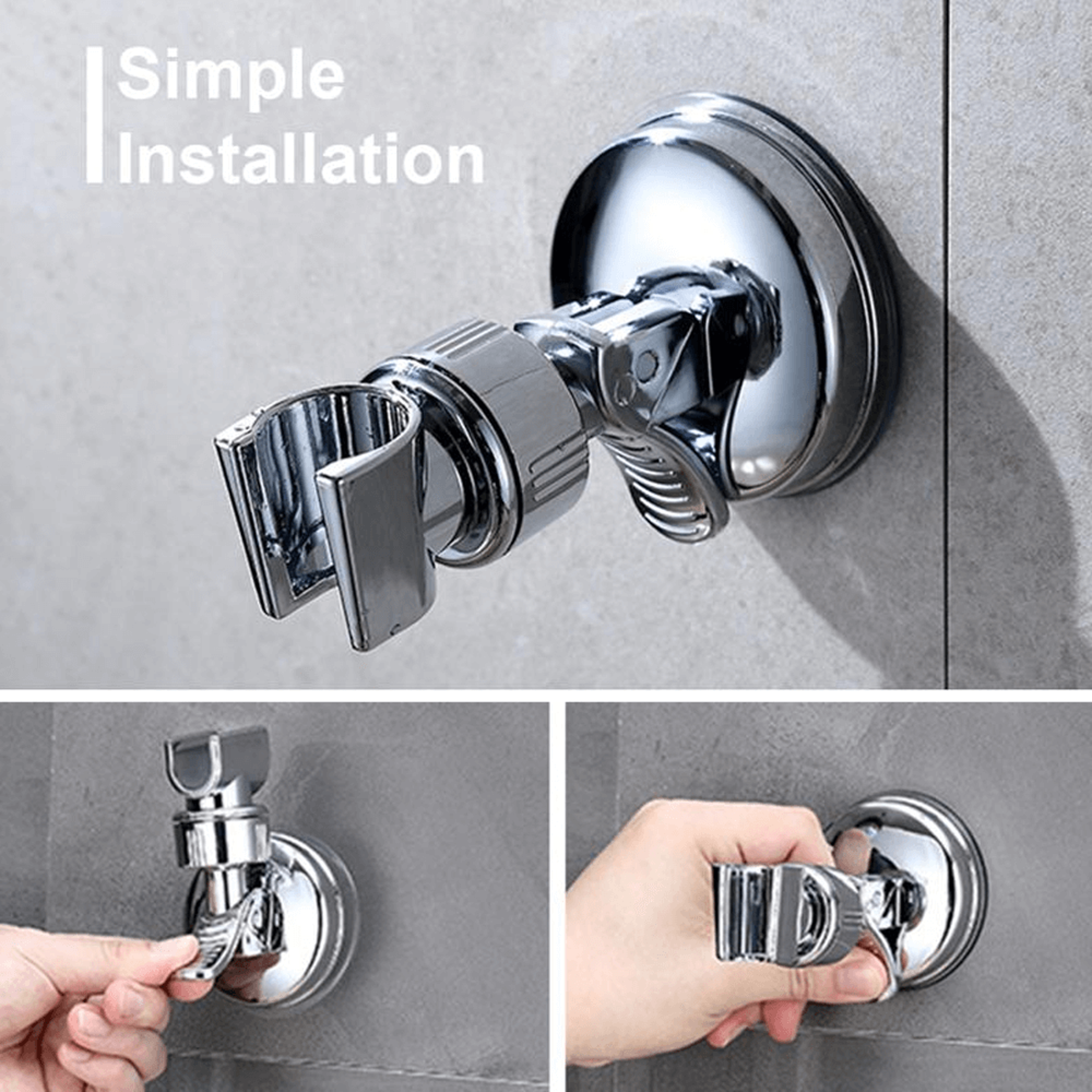 Suction Cup Shower Head Holder – view 4