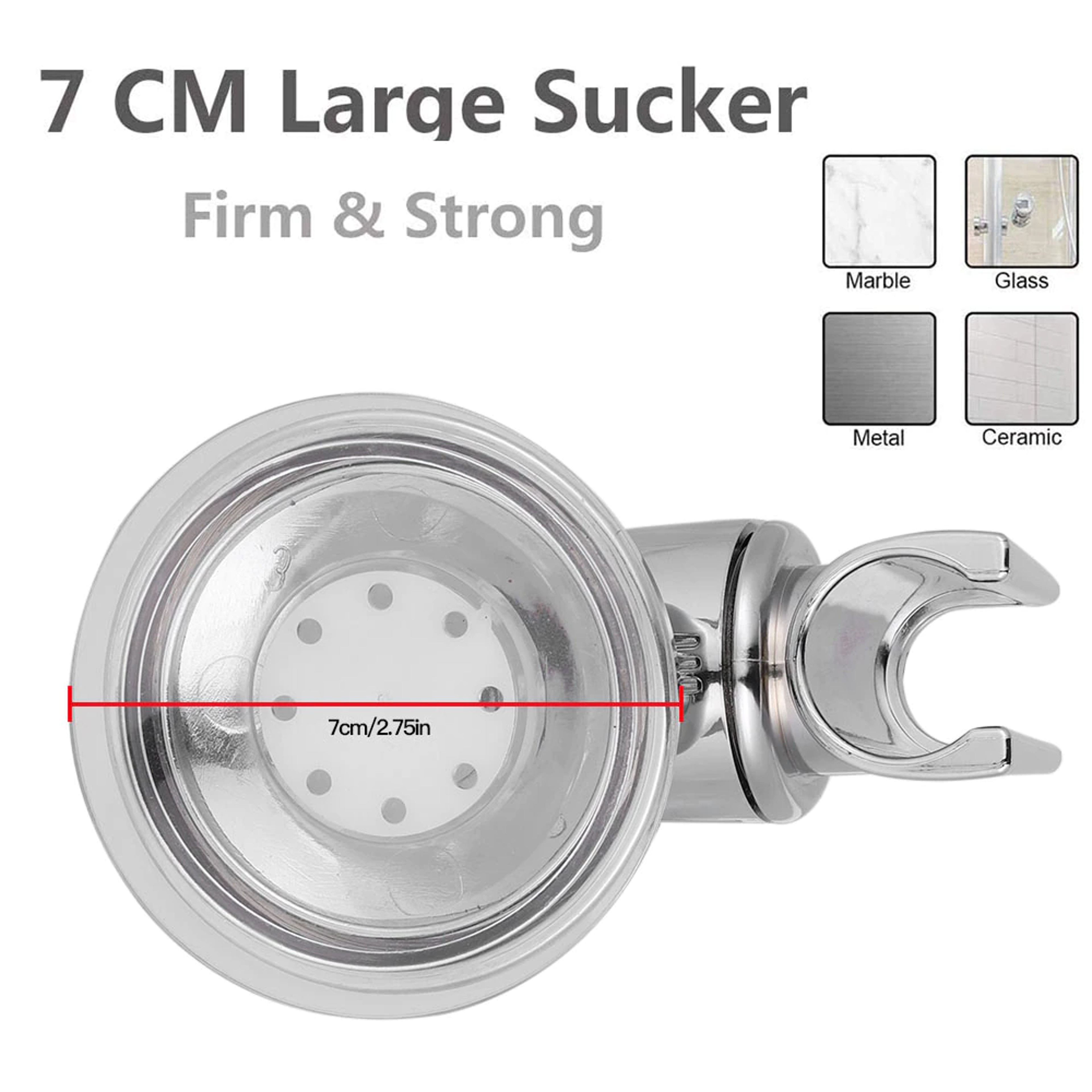 Suction Cup Shower Head Holder – view 5