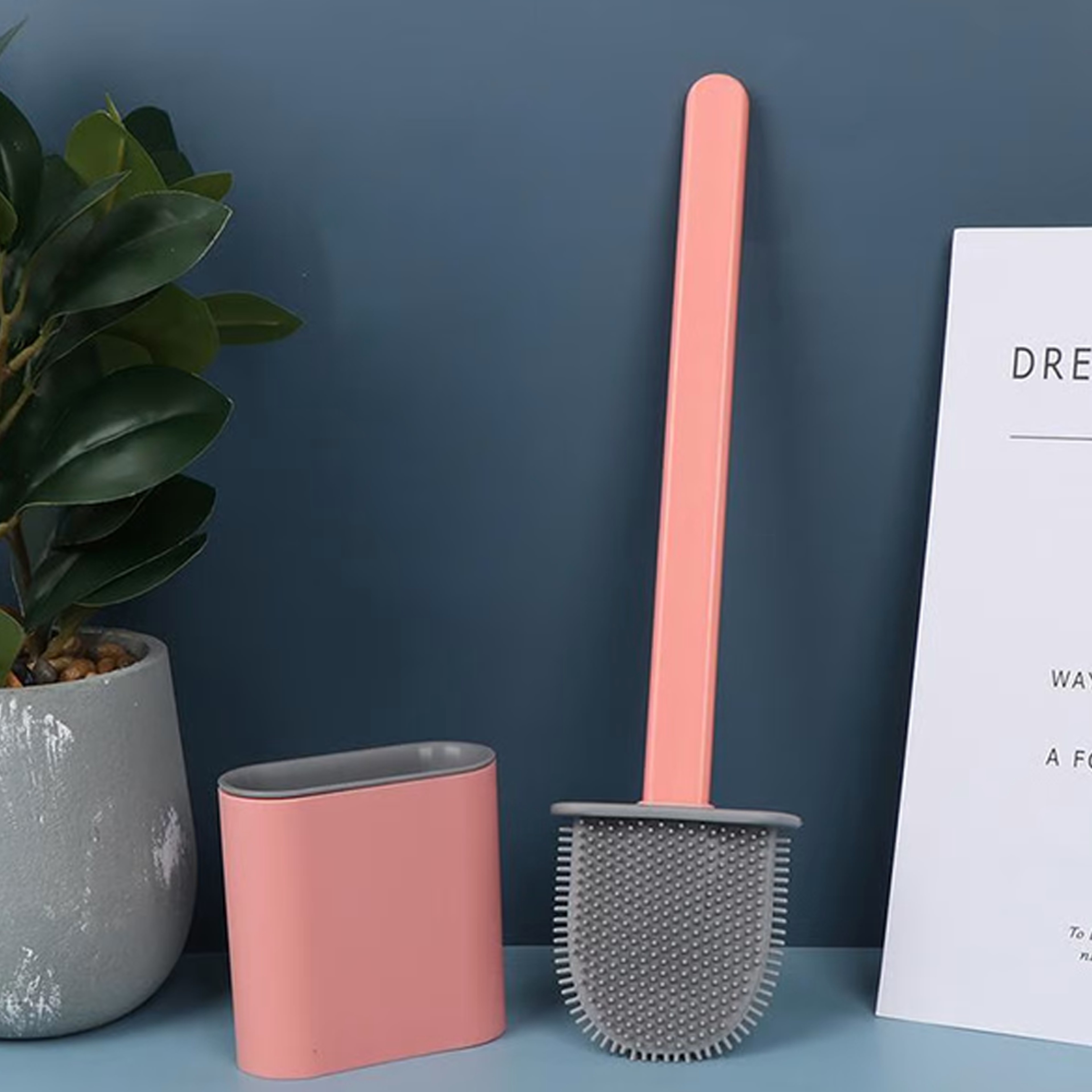 Silicone Toilet Brush & Holder Set – view 2