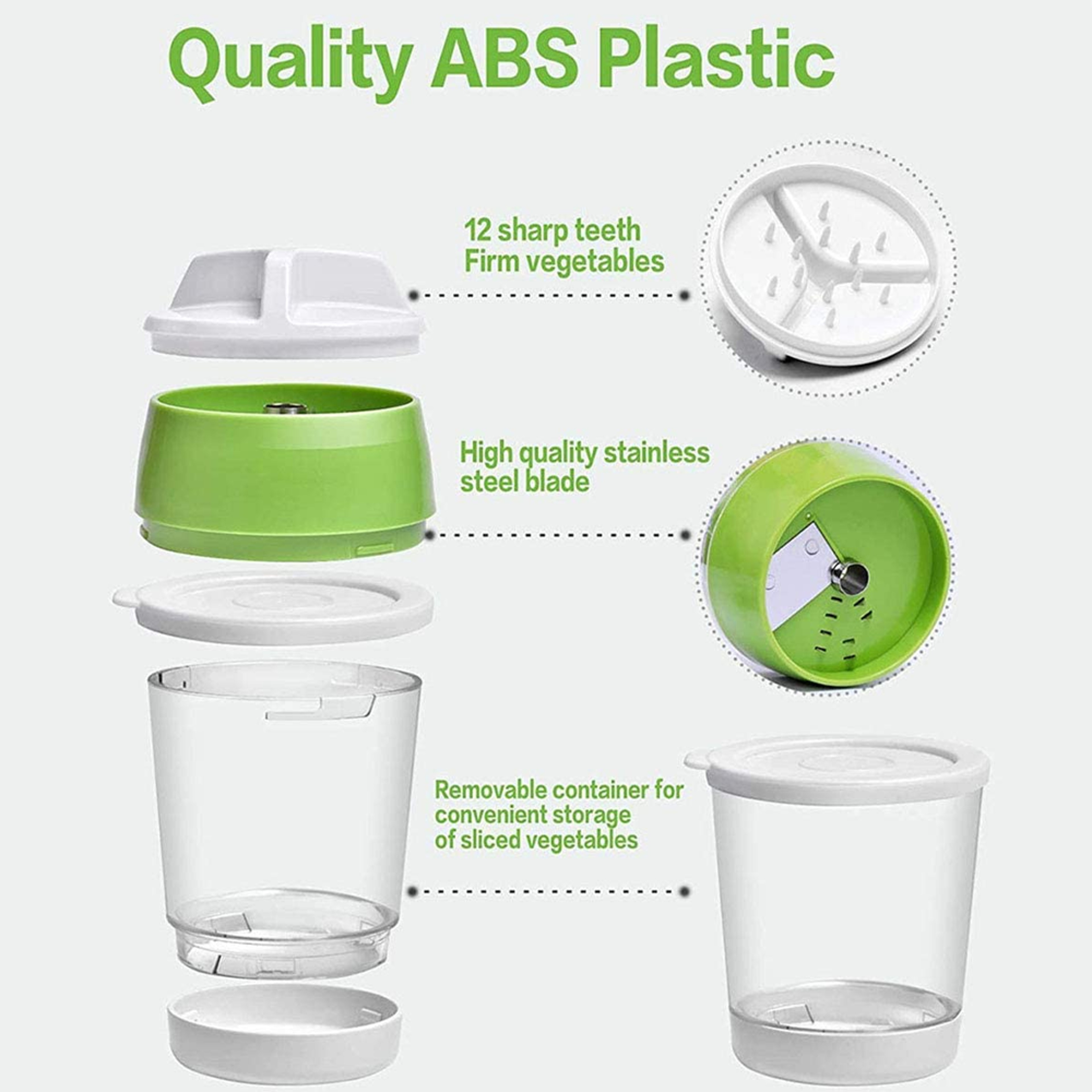 5 In 1 Handheld Vegetable Spiralizer Slicer – view 6