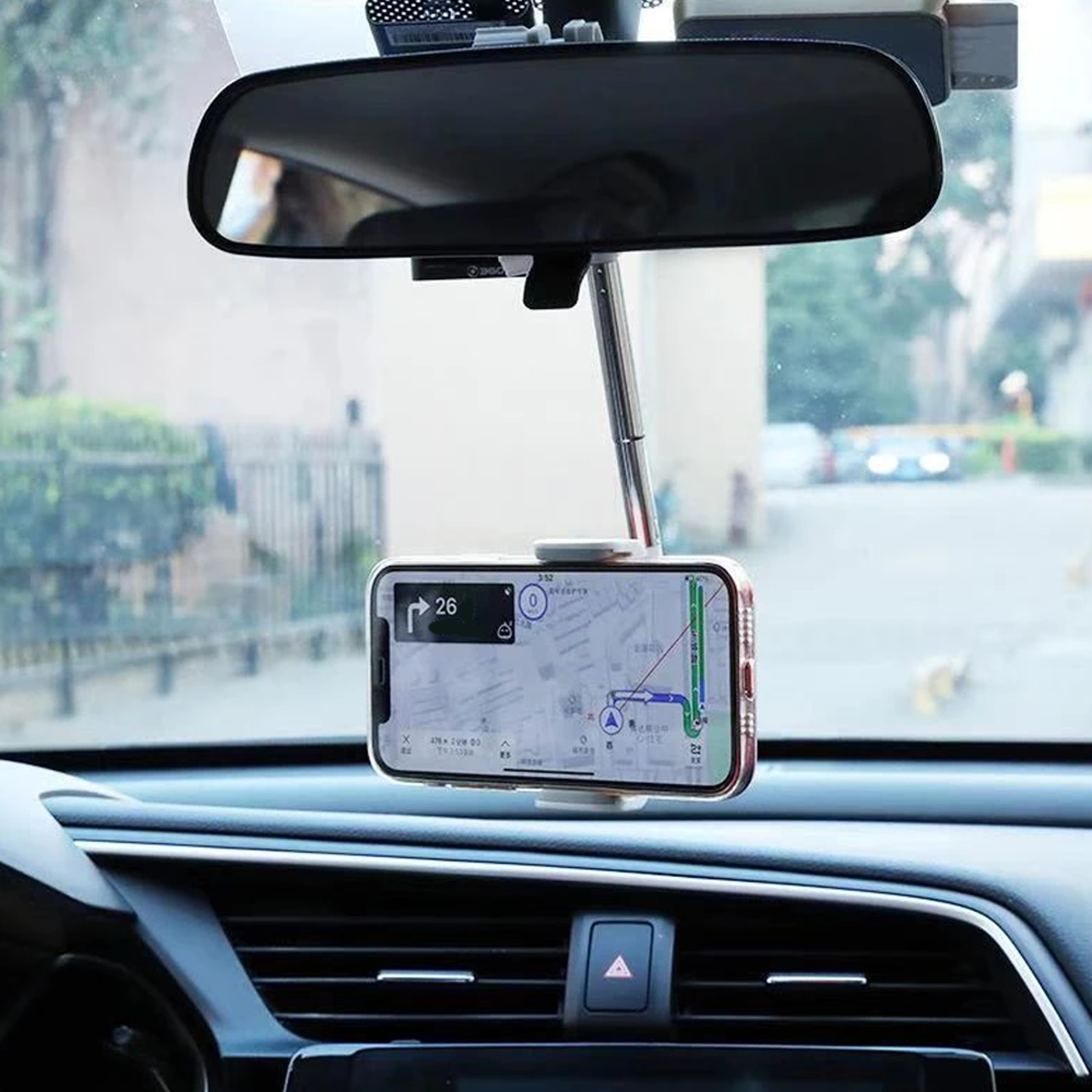 Rearview Mirror Phone Holder – view 4