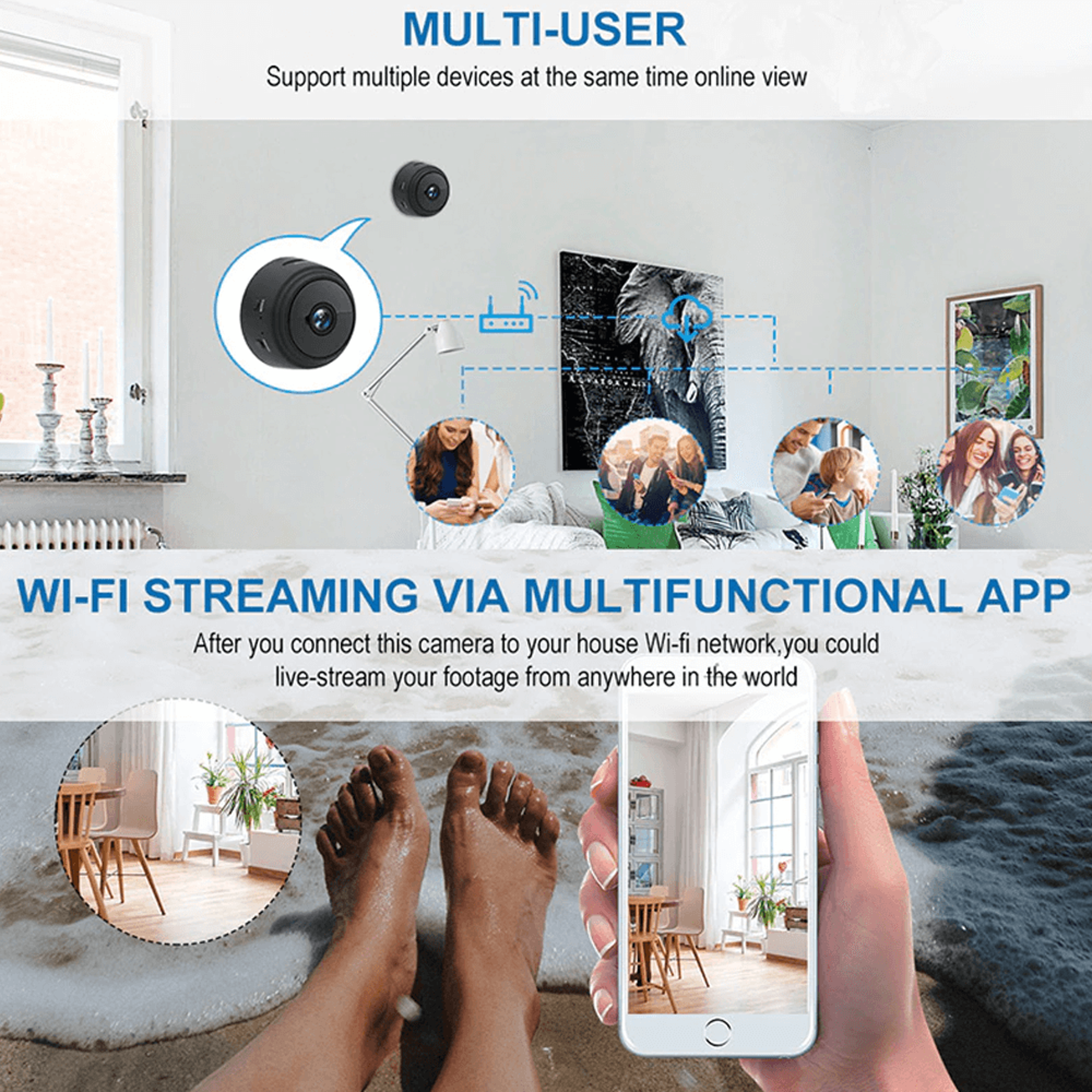 1080P HD Surveillance Camera Recorder 3