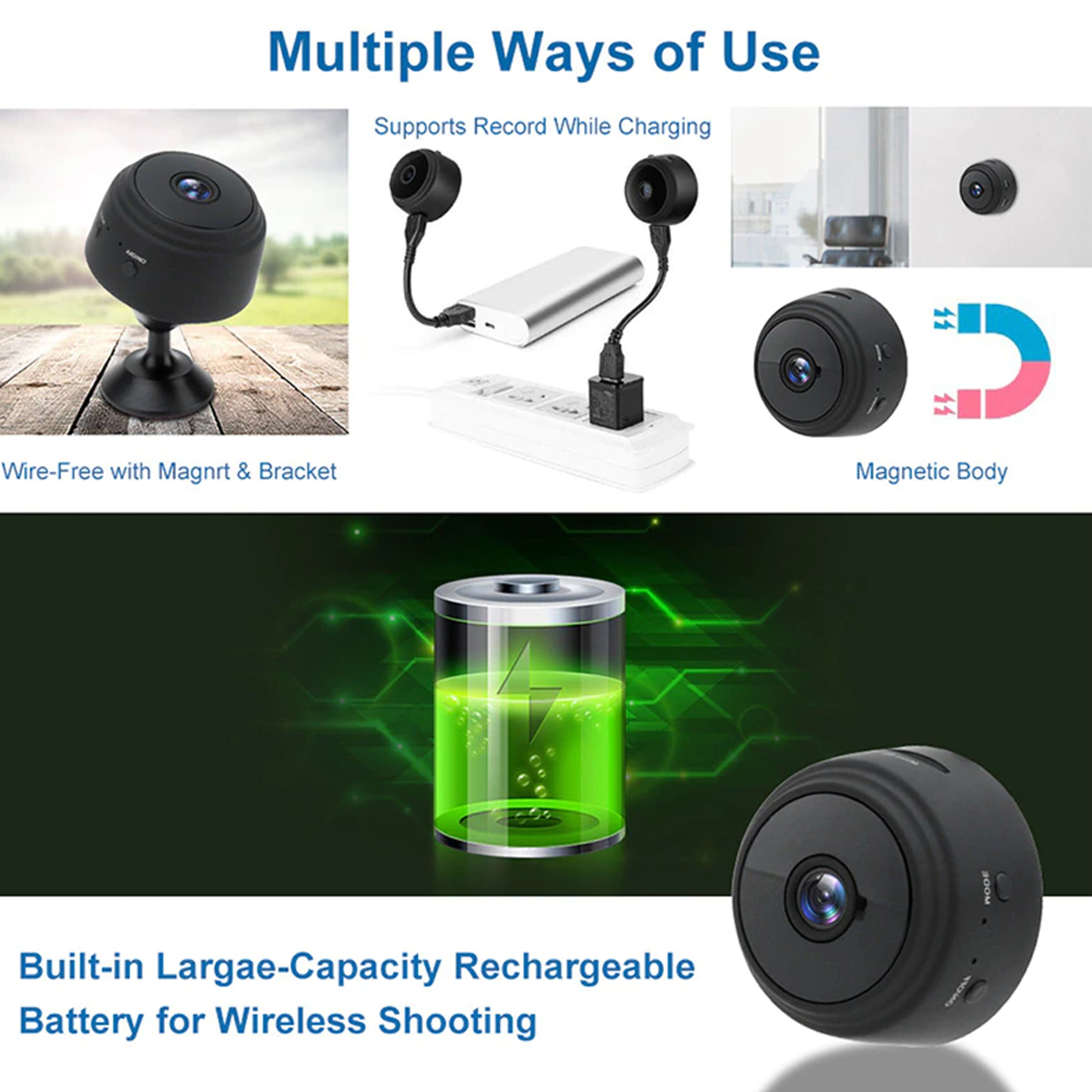 1080P HD Surveillance Camera Recorder 5