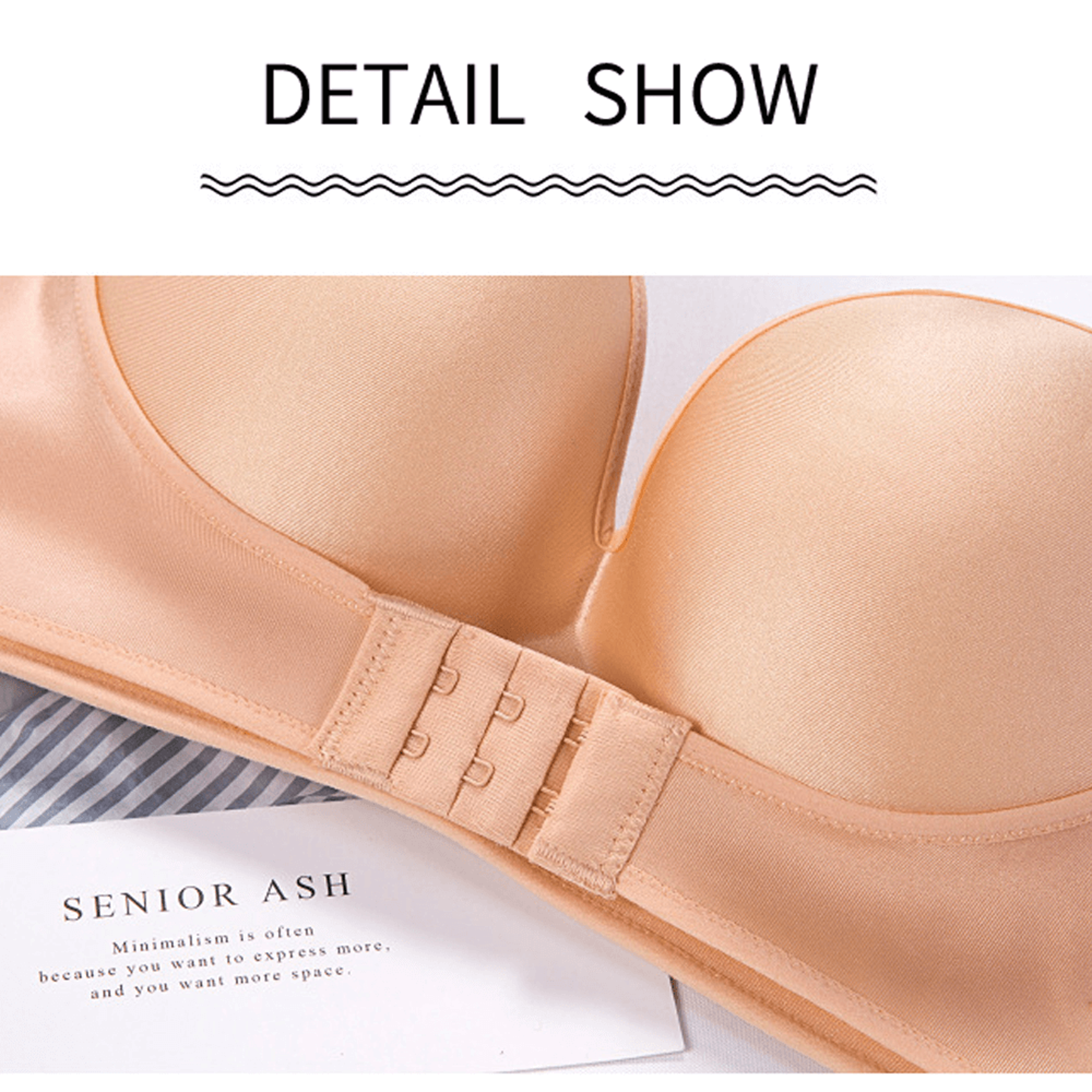 Strapless Front Buckle Lift Bra – view 9