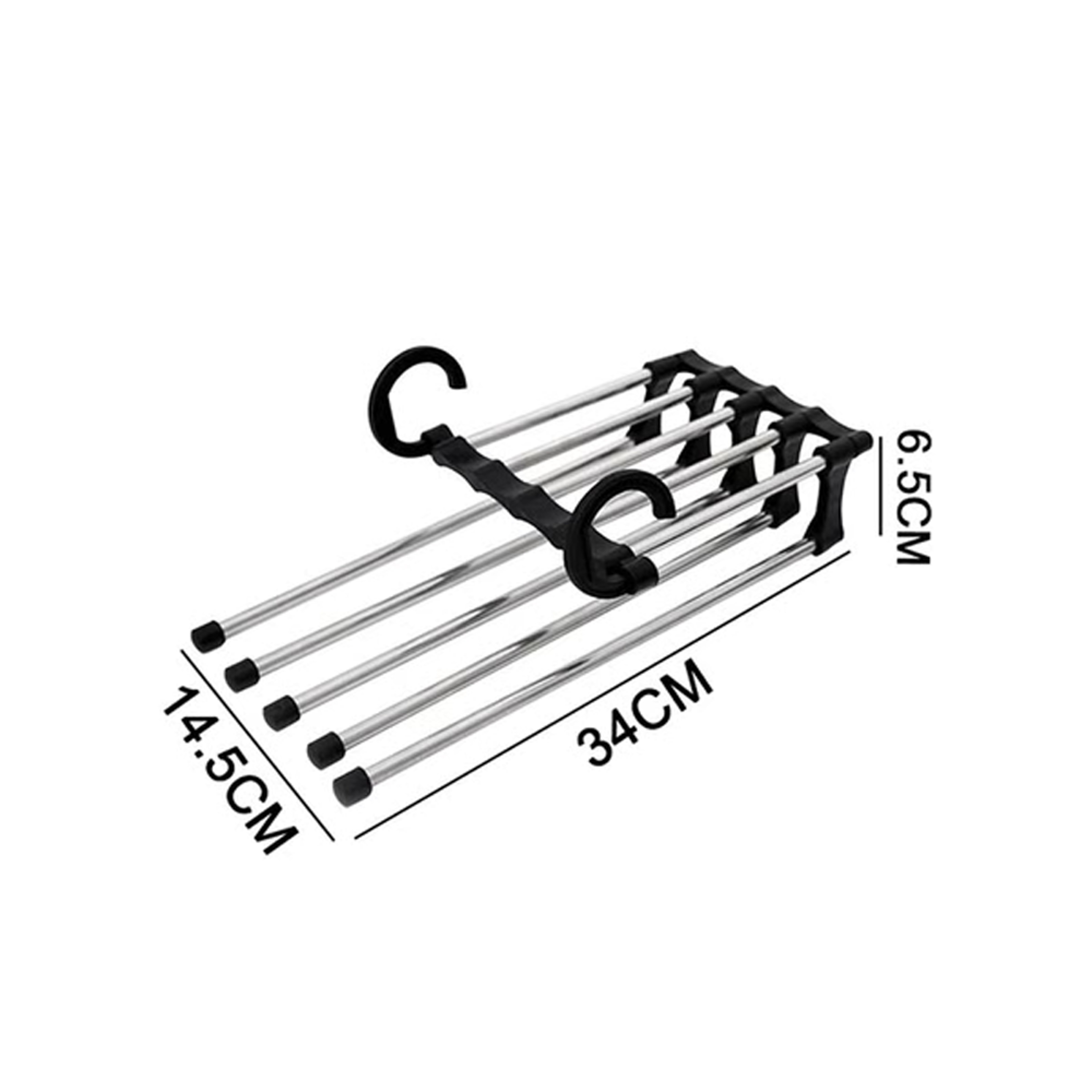 5 Layered Multi-Functional Pant Hanger black