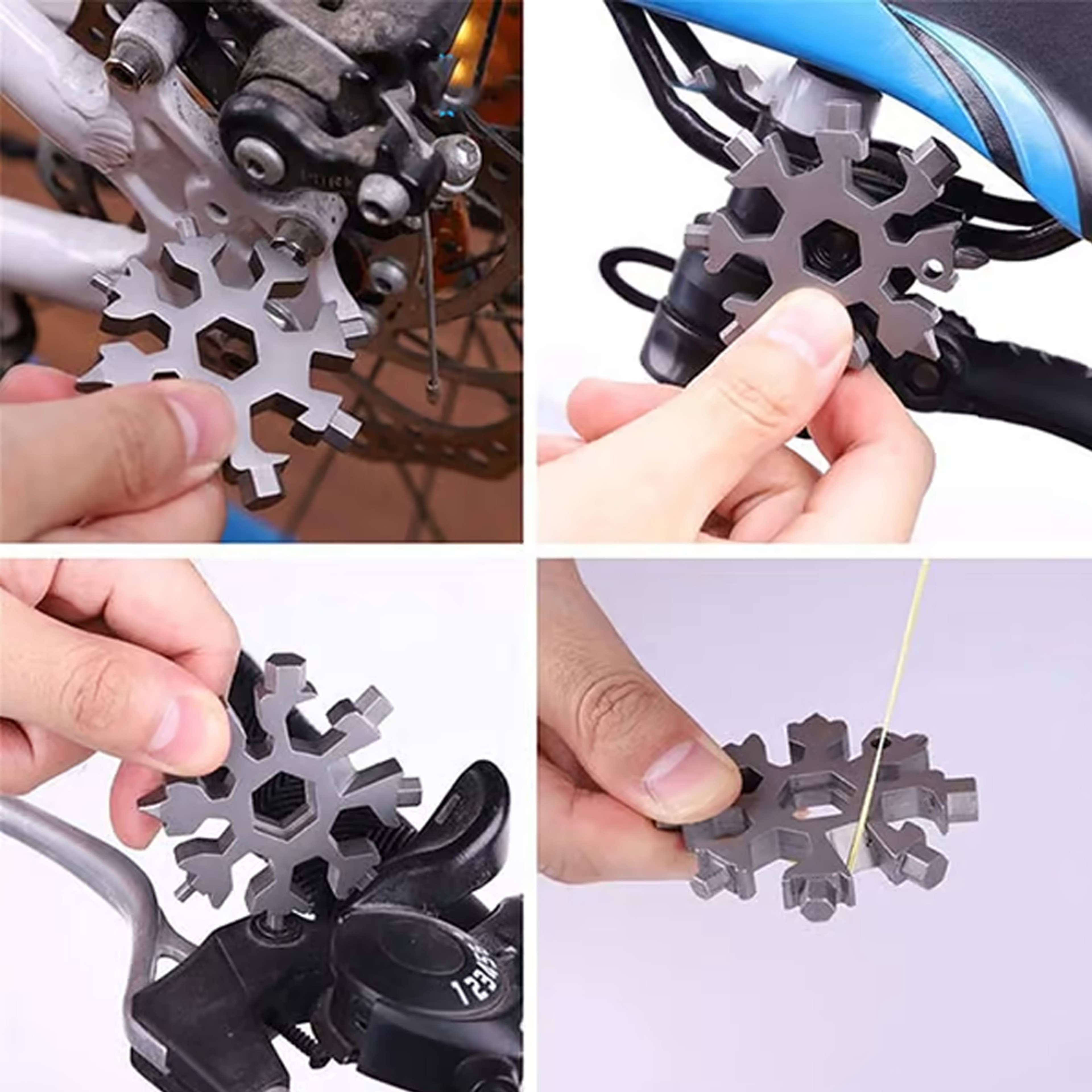 18-In-1 Stainless Steel Snowflakes Multi-Tool – view 3