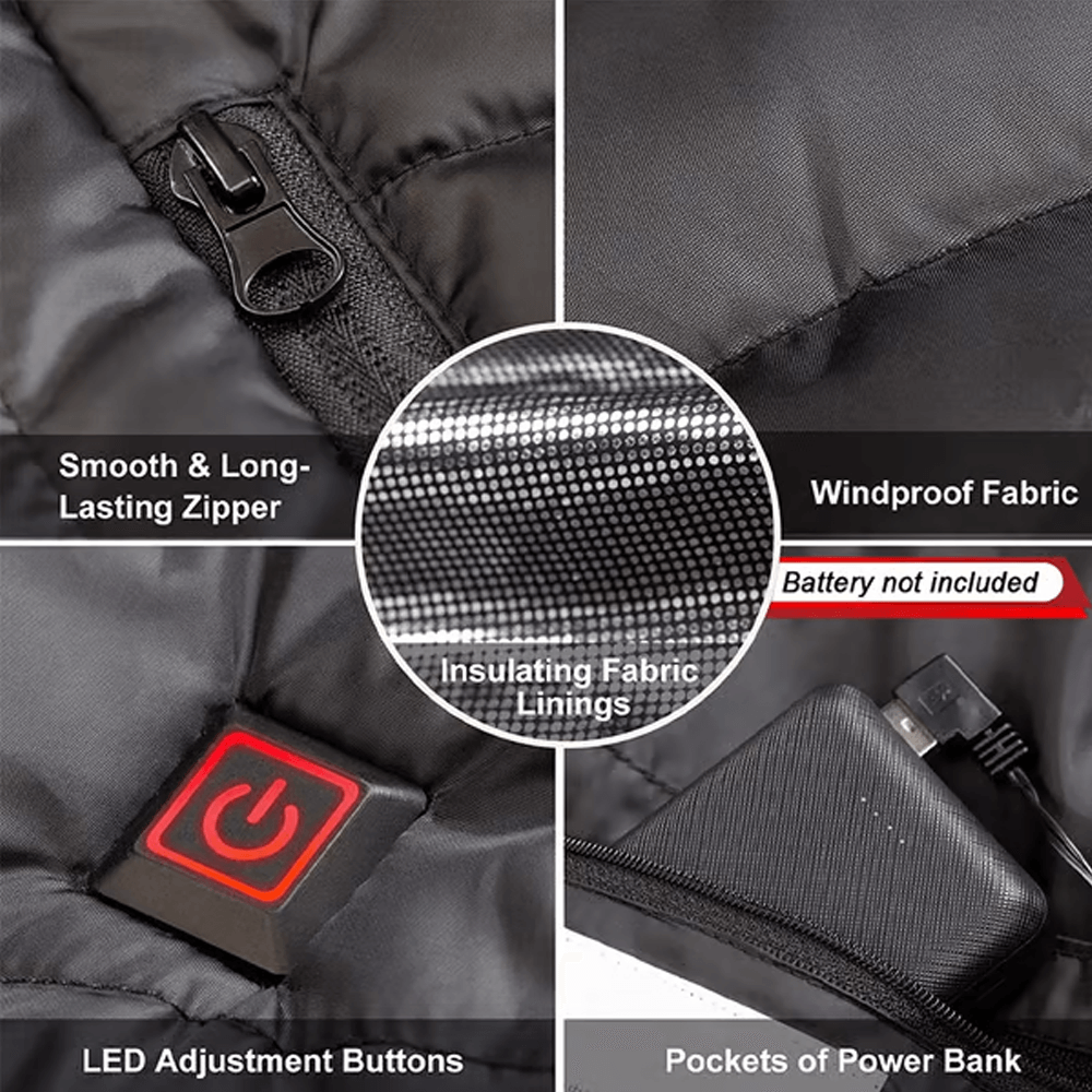 Rechargeable Heated Vest – view 8
